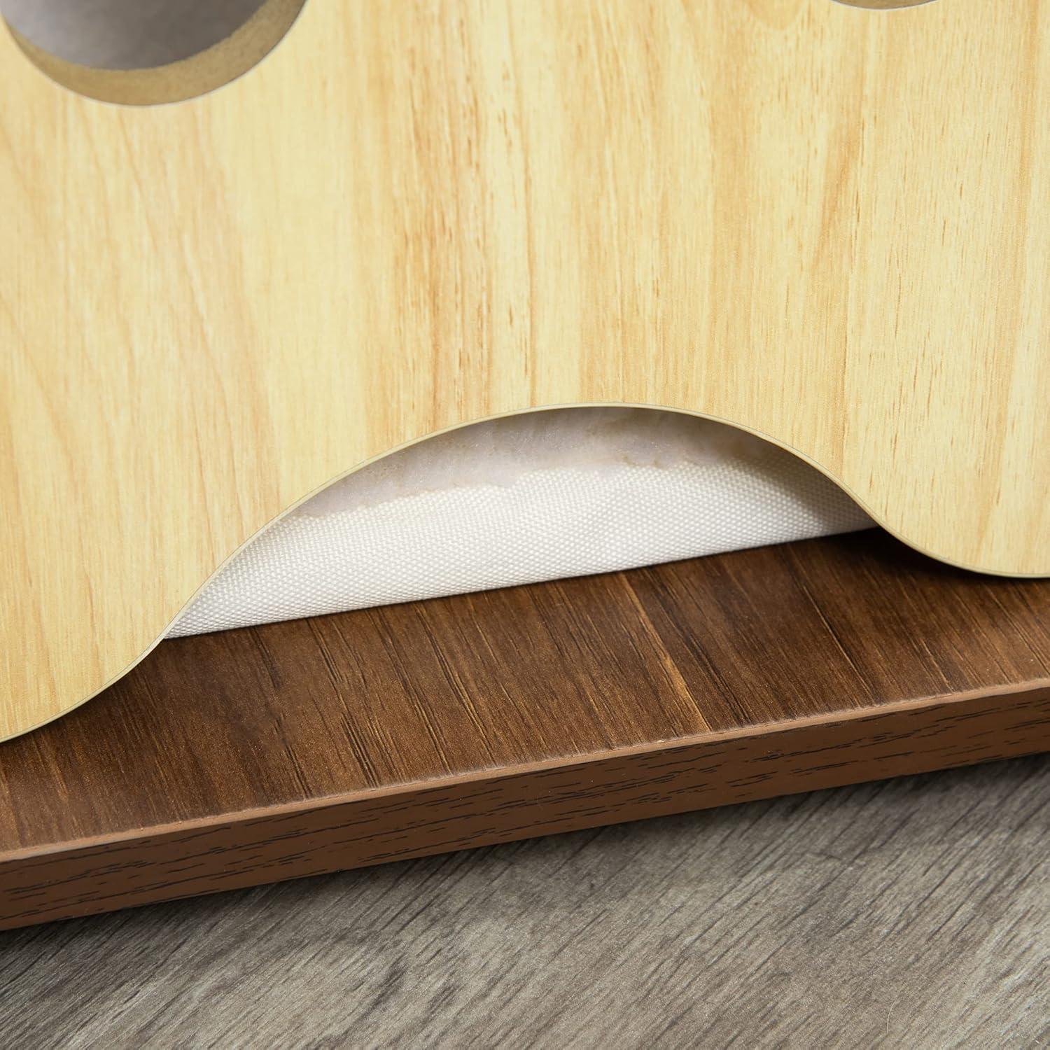 PawHut Furniture Style Dog Crate End Table with Removable Door Panel, Dog Crate Bed with Foam Cushion, Safety Lock, Indoor Use, for Small & Medium Dogs, Brown