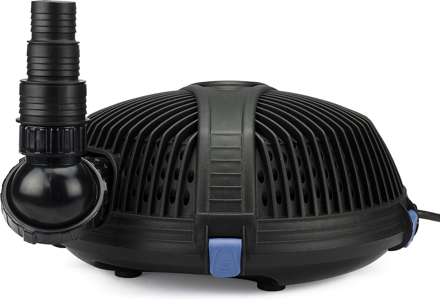 Aquascape Aquaforce 1000 GPH Pond Water Solids Handling and Filter Pump, Black