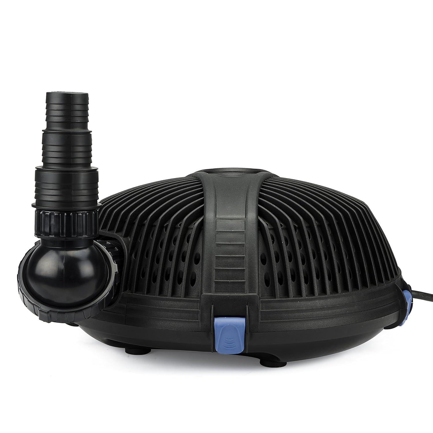 Aquascape Aquaforce 1000 GPH Pond Water Solids Handling and Filter Pump, Black