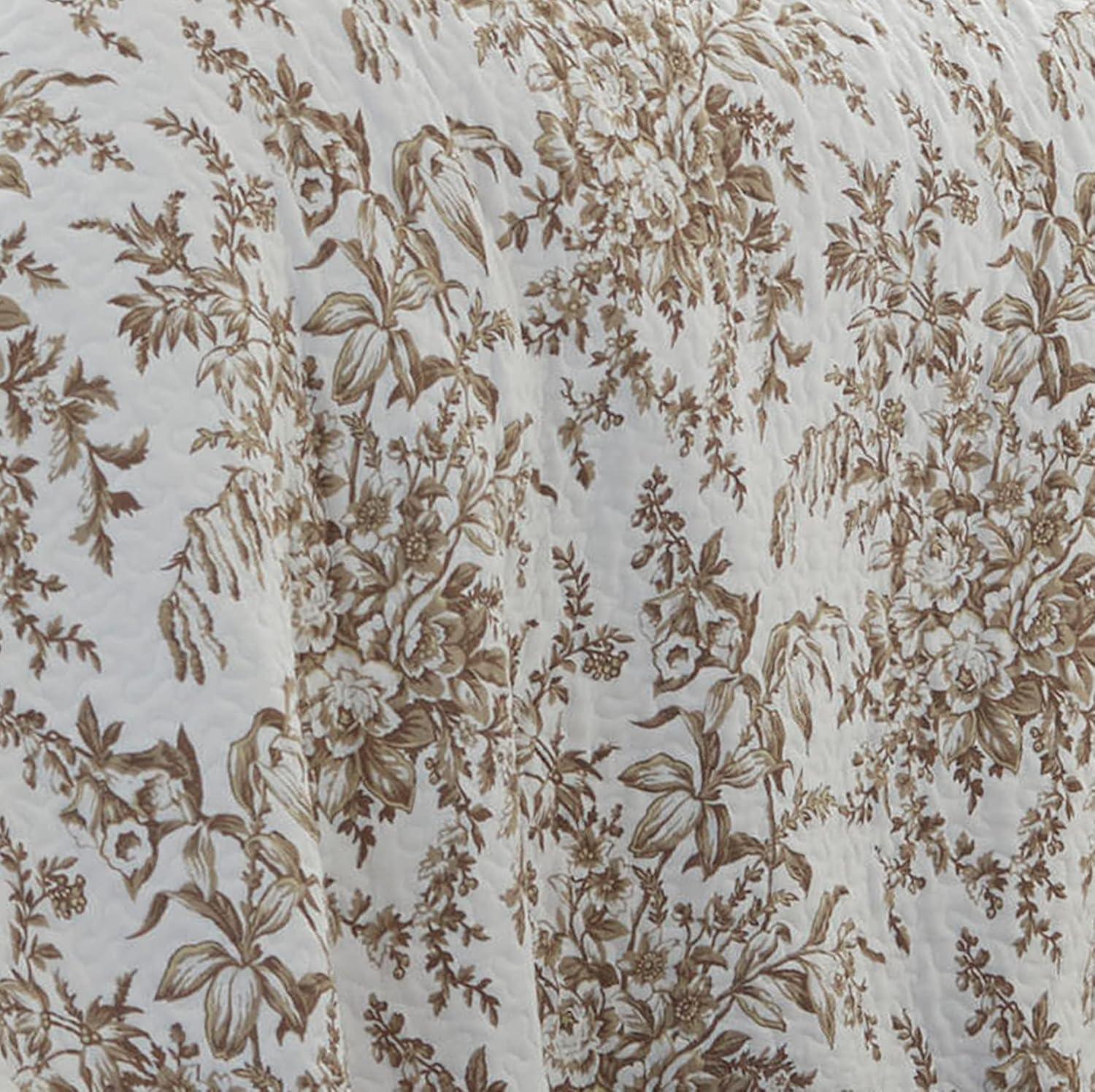 Laura Ashley Laura Ashley Bedford Cotton Reversible Quilt Set