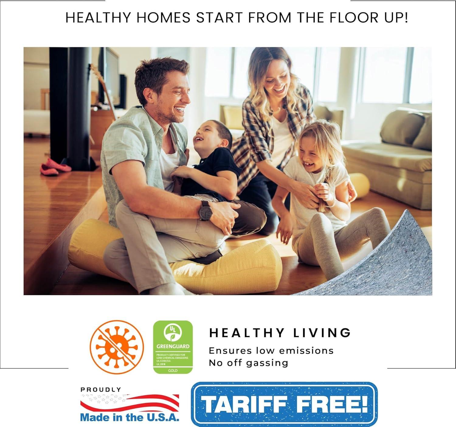 MP Global Products Virgin Latex Rubber Underlayment (100 sq.ft./roll)