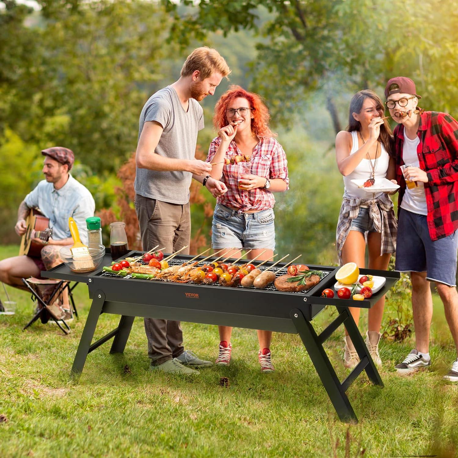 VEVOR 33.5'' W Portable Charcoal Grill