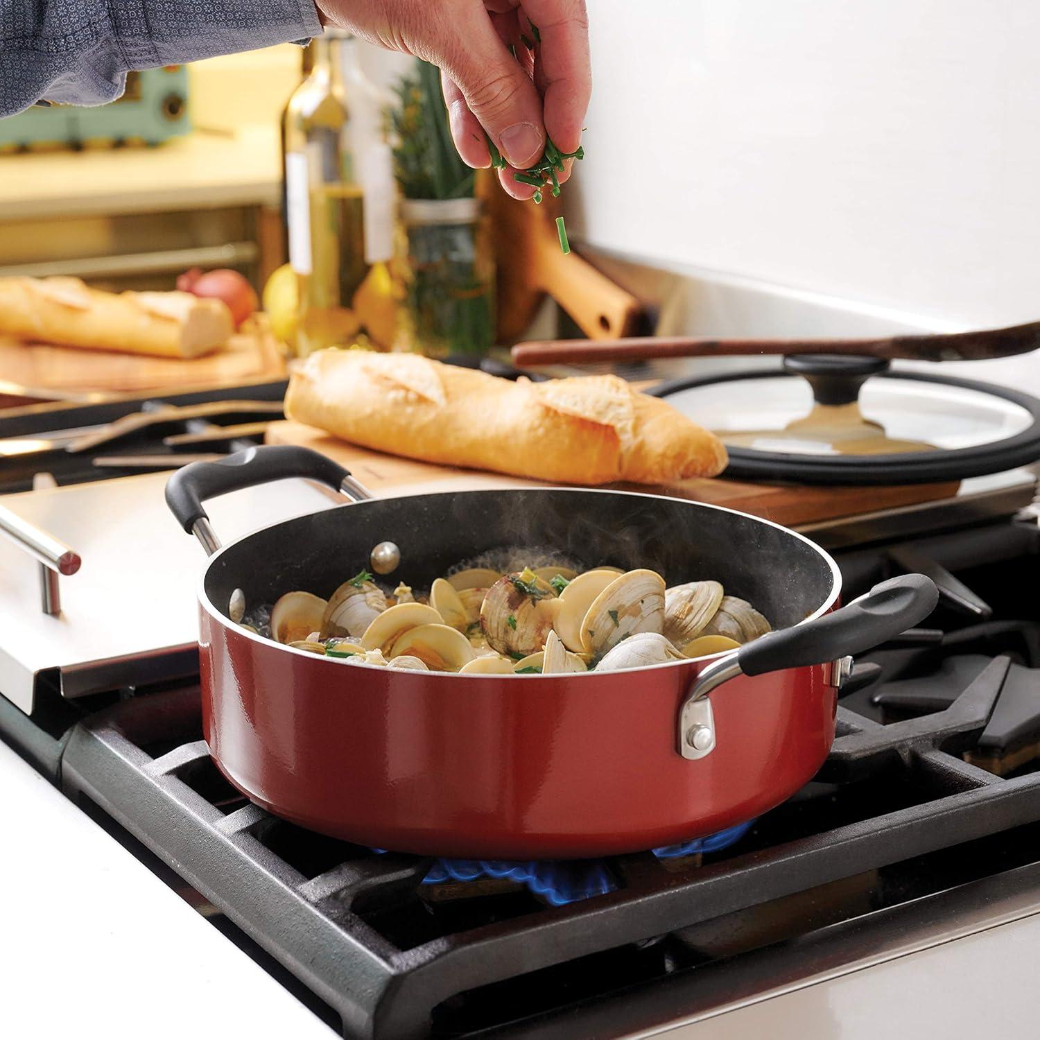 Tramontina Tramontina Aluminum Non Stick 11 Pc Nesting Cookware Set