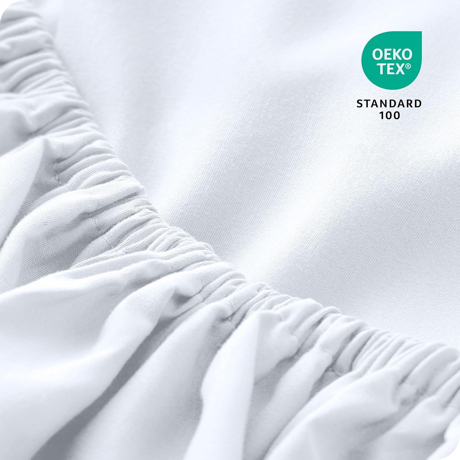 Bare Home Microfiber Fitted Sheet