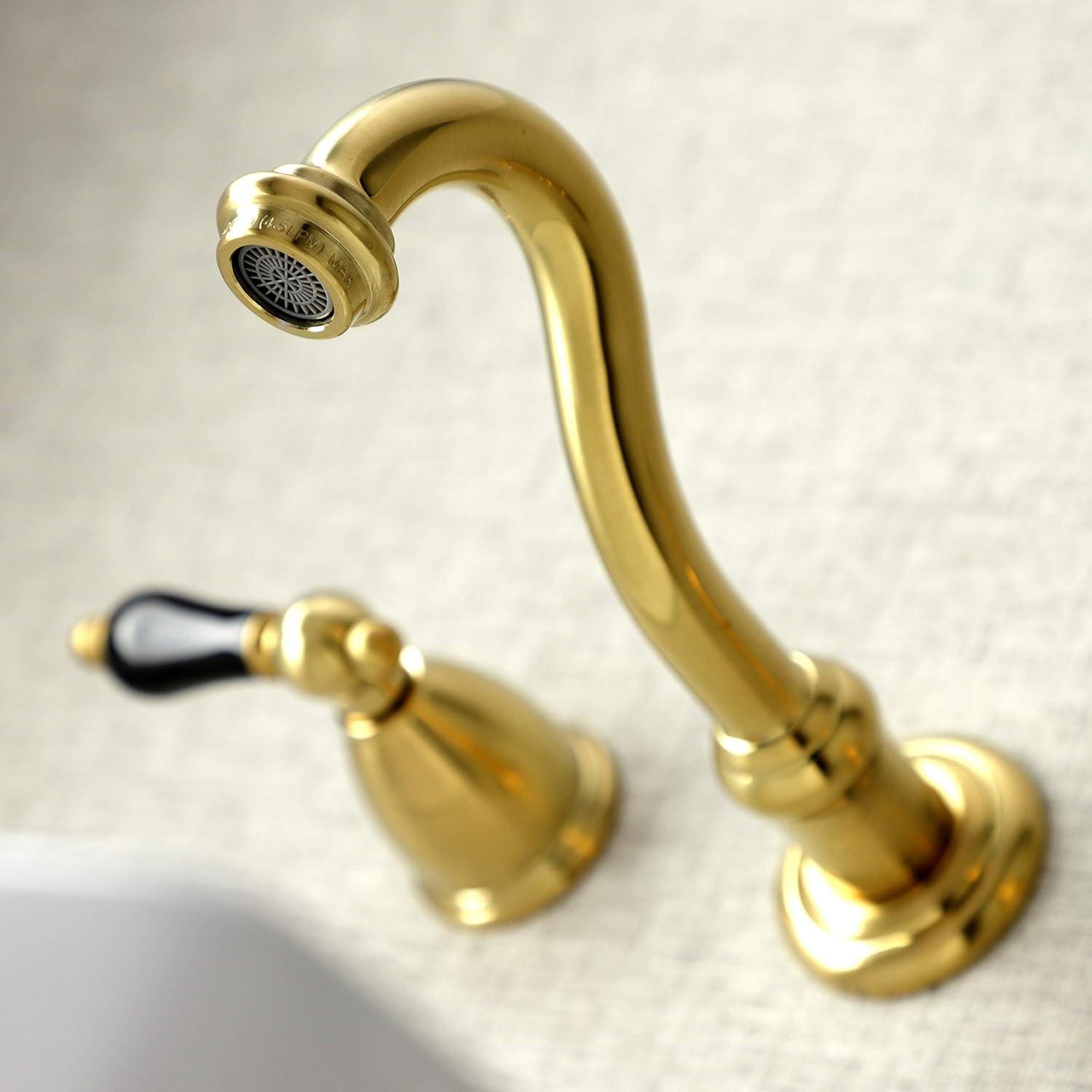 Kingston Brass Duchess Two-Handle Wall Mount Bathroom Faucet