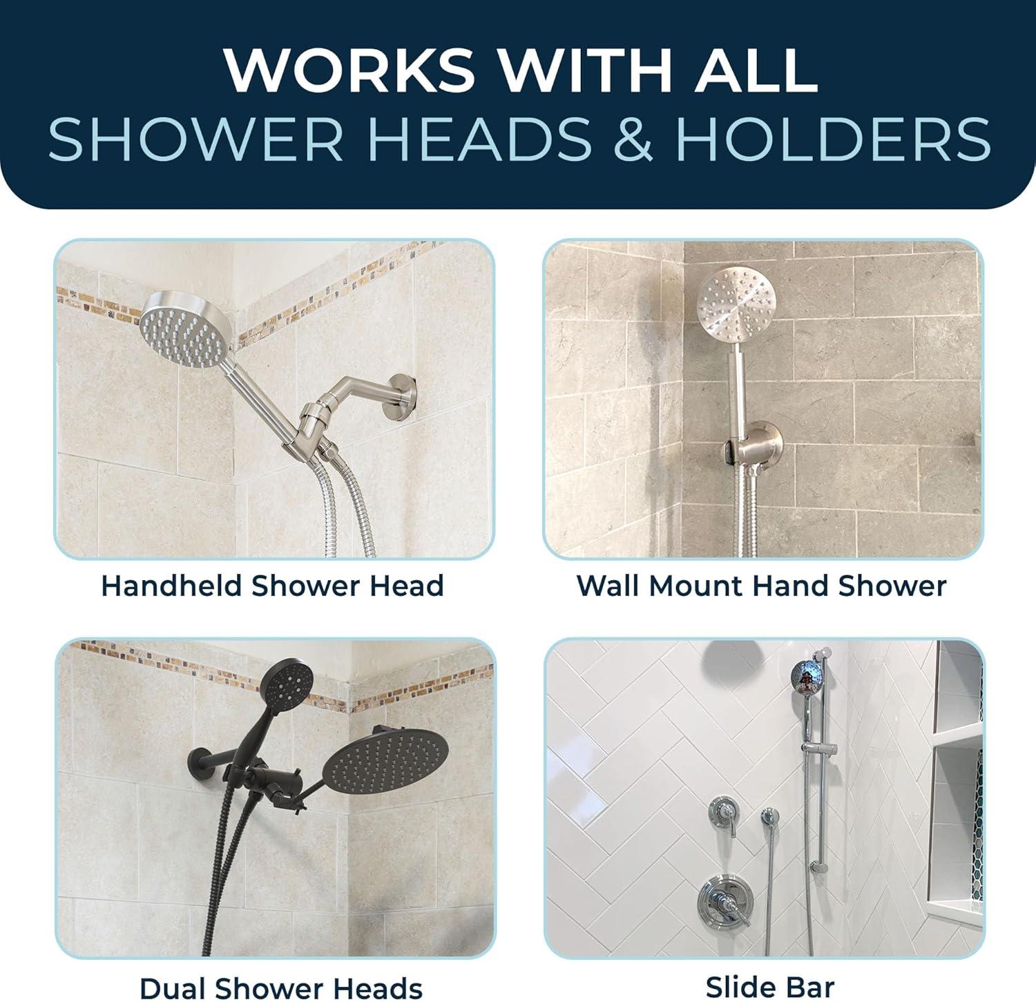 HammerHead Showers® ALL METAL Shower Hose Attachment for Shower Head OIL RUBBED BRONZE – Shower Hose Extra Long - 72 Inch Shower Hose – Universal Shower Hose Replacement Part for Hand Held Shower Hose