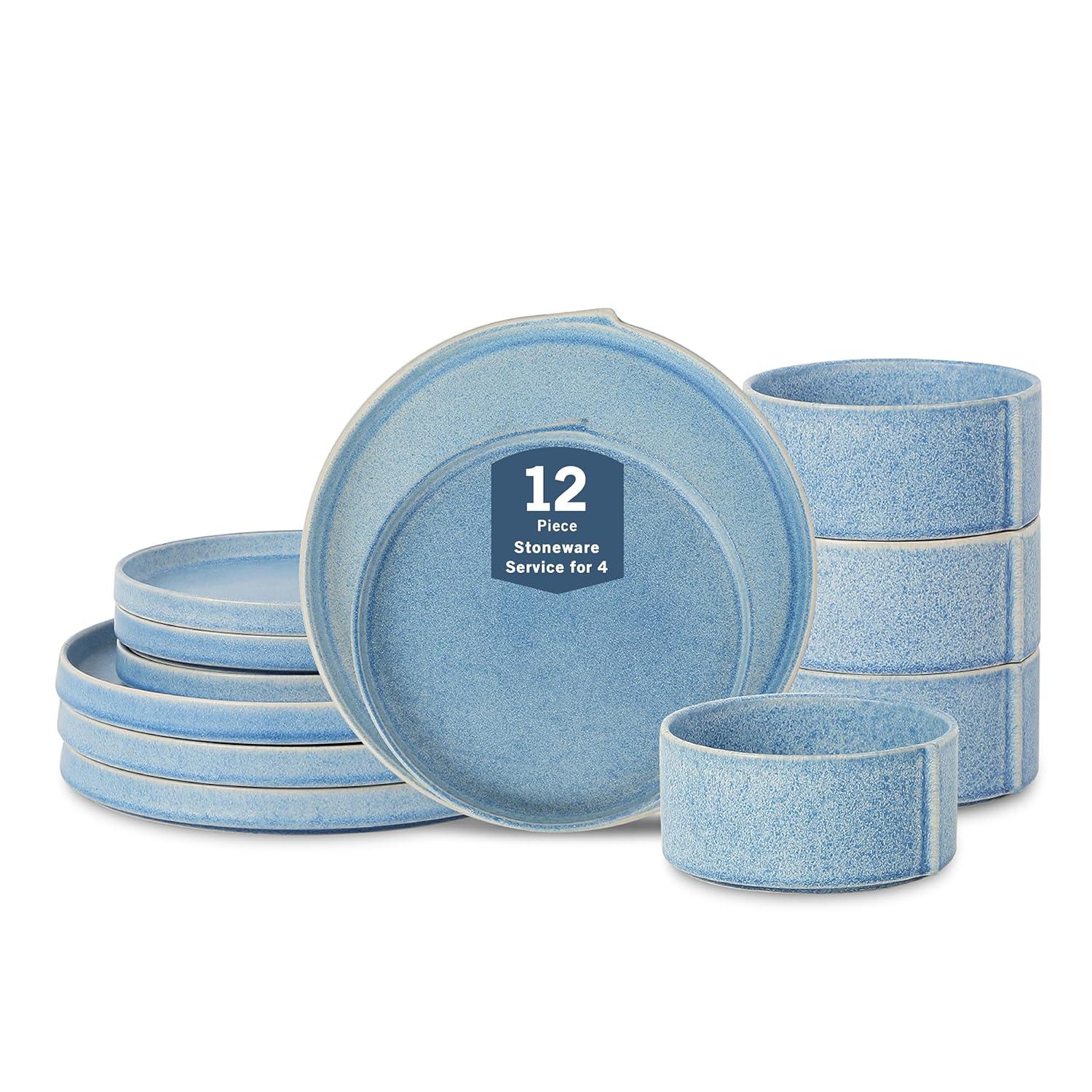 Stone Lain Bao 12-Piece Dinnerware Set Stoneware