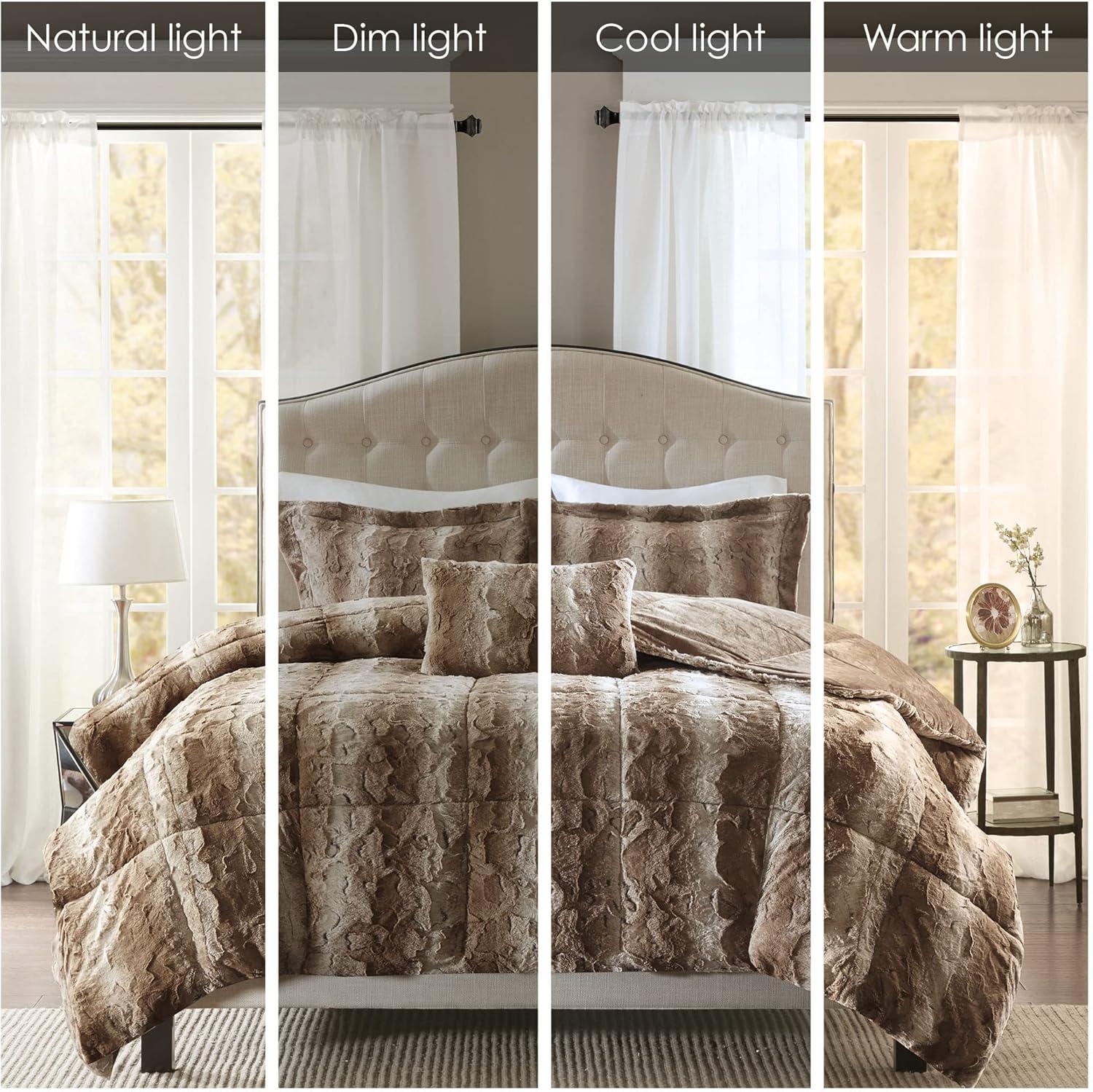 Zuri Faux Fur Comforter Set