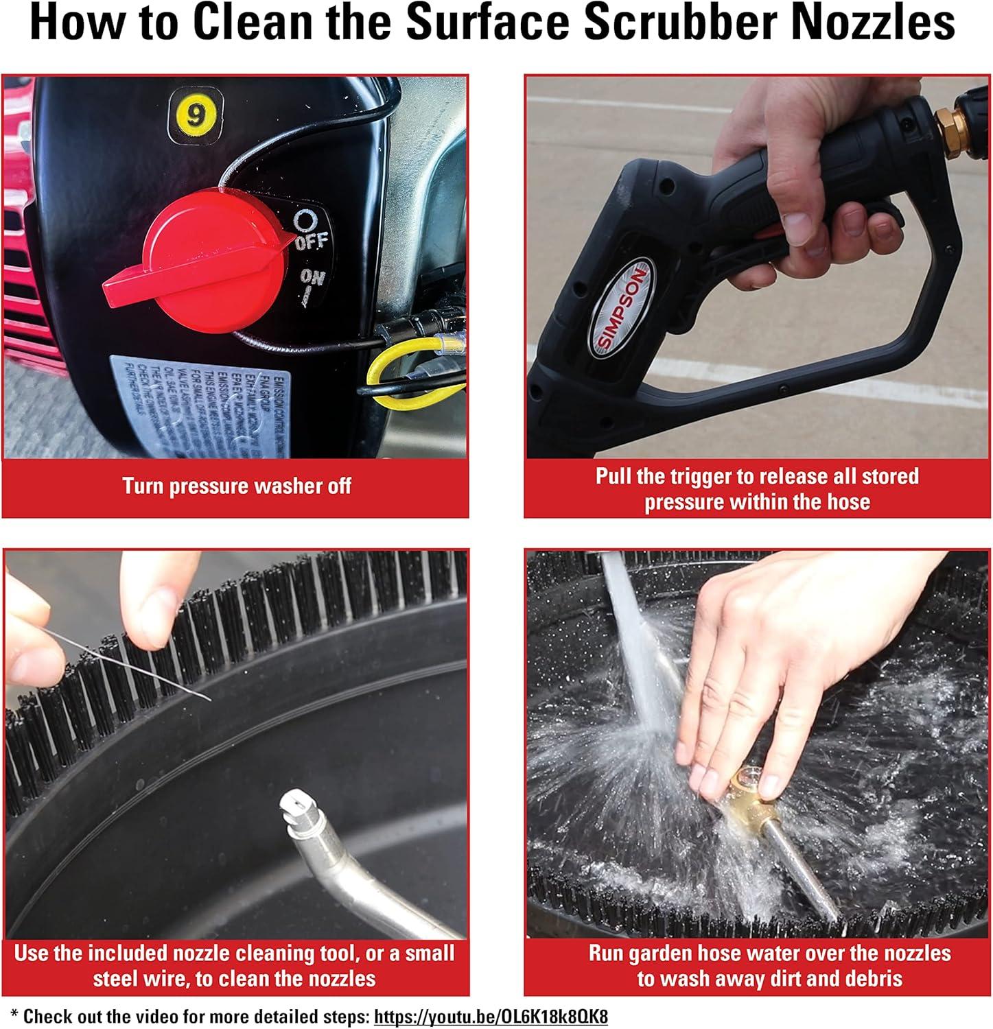 Simpson Genuine OEM 15" Surface Scrubber Kit, 3700psi - 80165