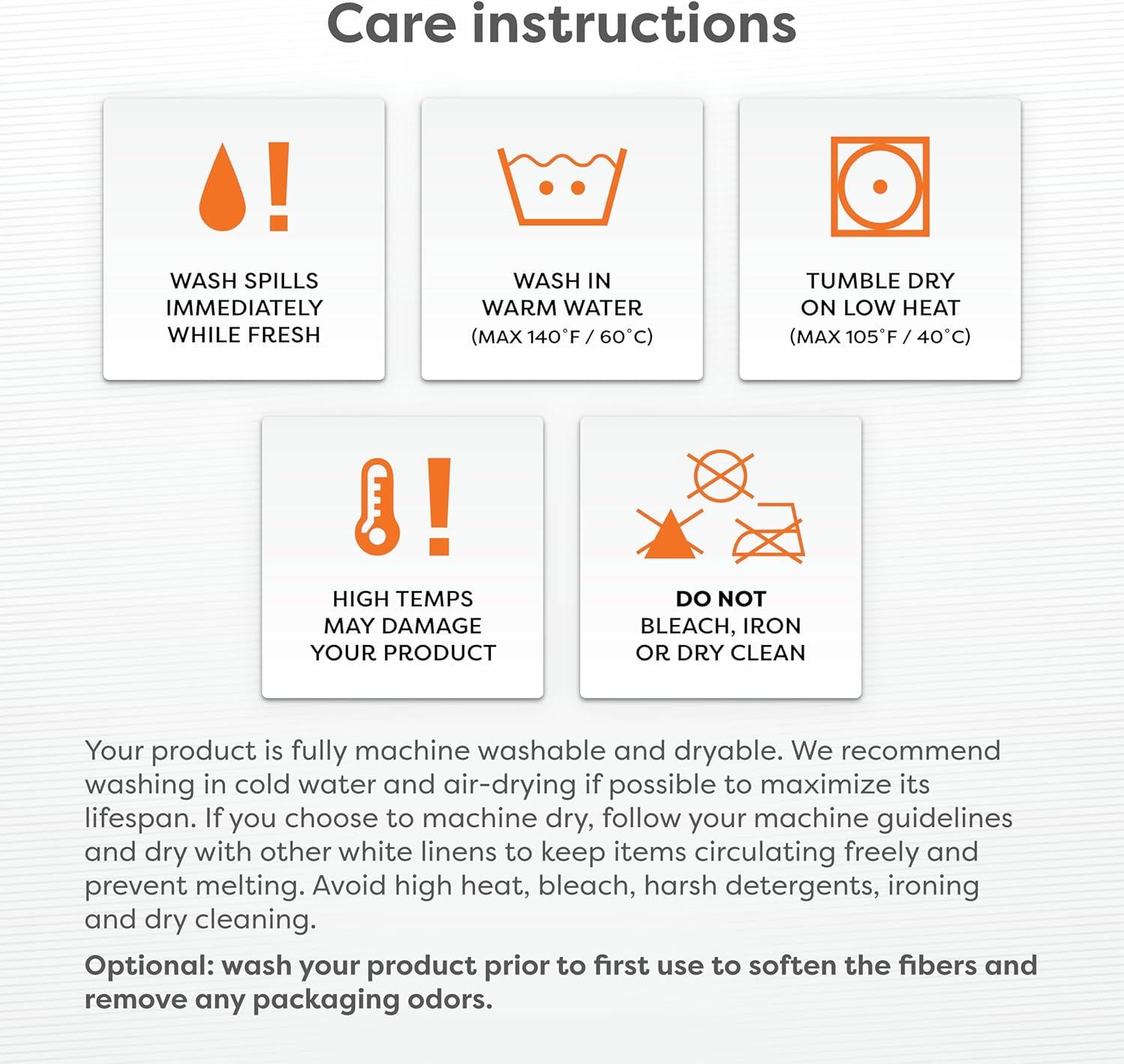 Hospitology Waterproof Hypoallergenic Dust Mite Proof Fitted Natural Cotton Mattress Protector