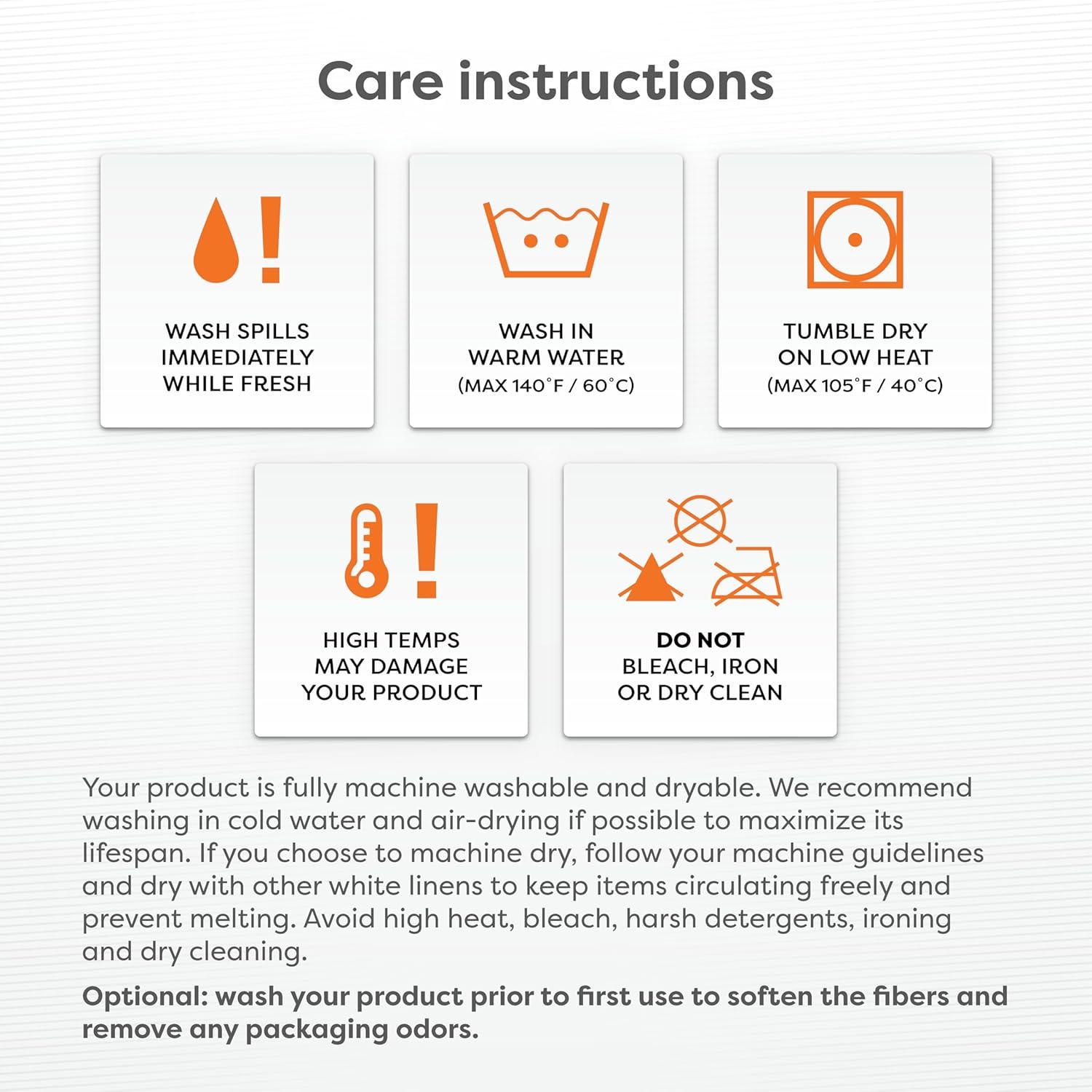 Hospitology Waterproof Hypoallergenic Dust Mite Proof Fitted Natural Cotton Mattress Protector