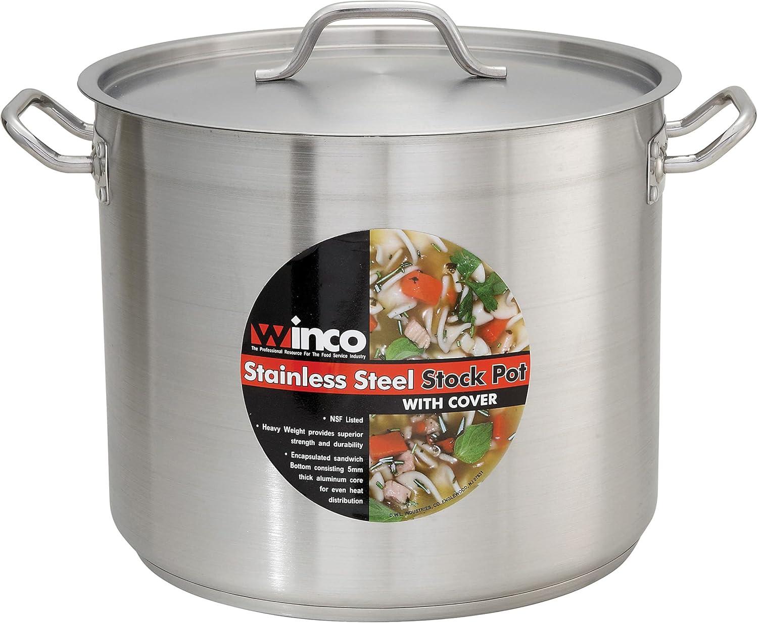 Winco Stainless Steel Stock Pot