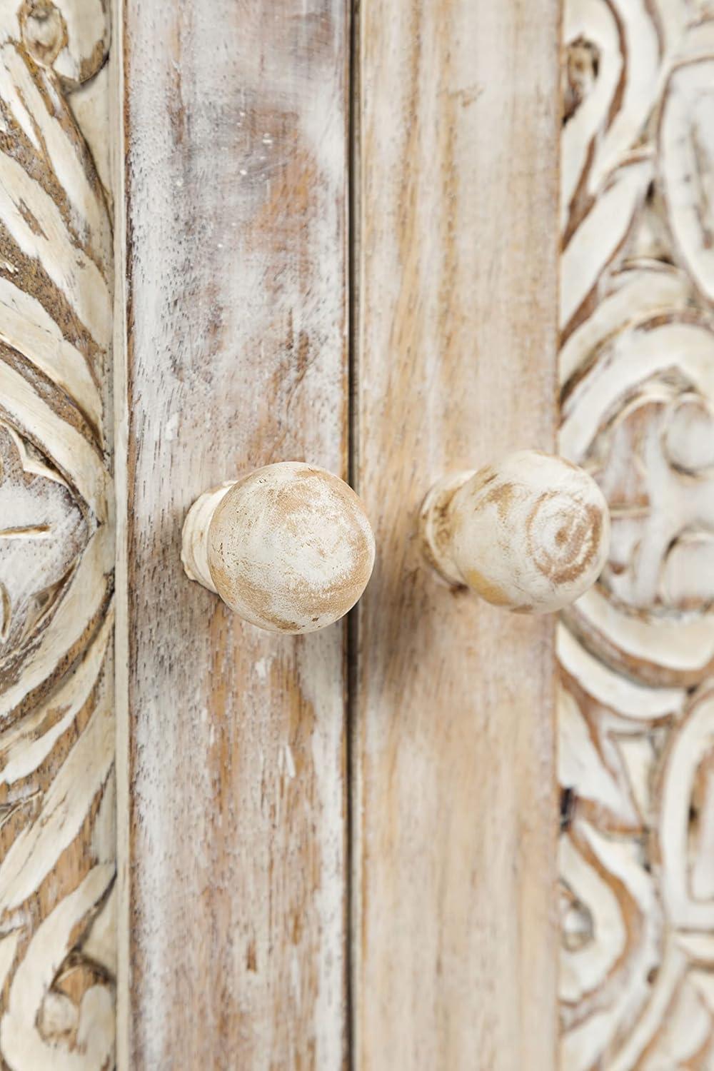 Jofran, Global Archive Hand Carved 32" Accent Chest
