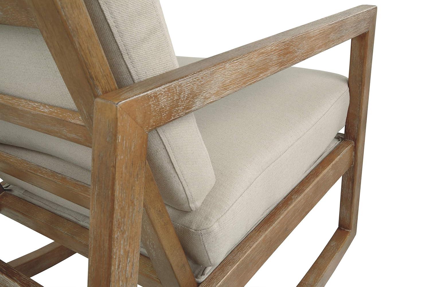 Signature Design by Ashley Casual Novelda Rocker Accent Chair  Neutral