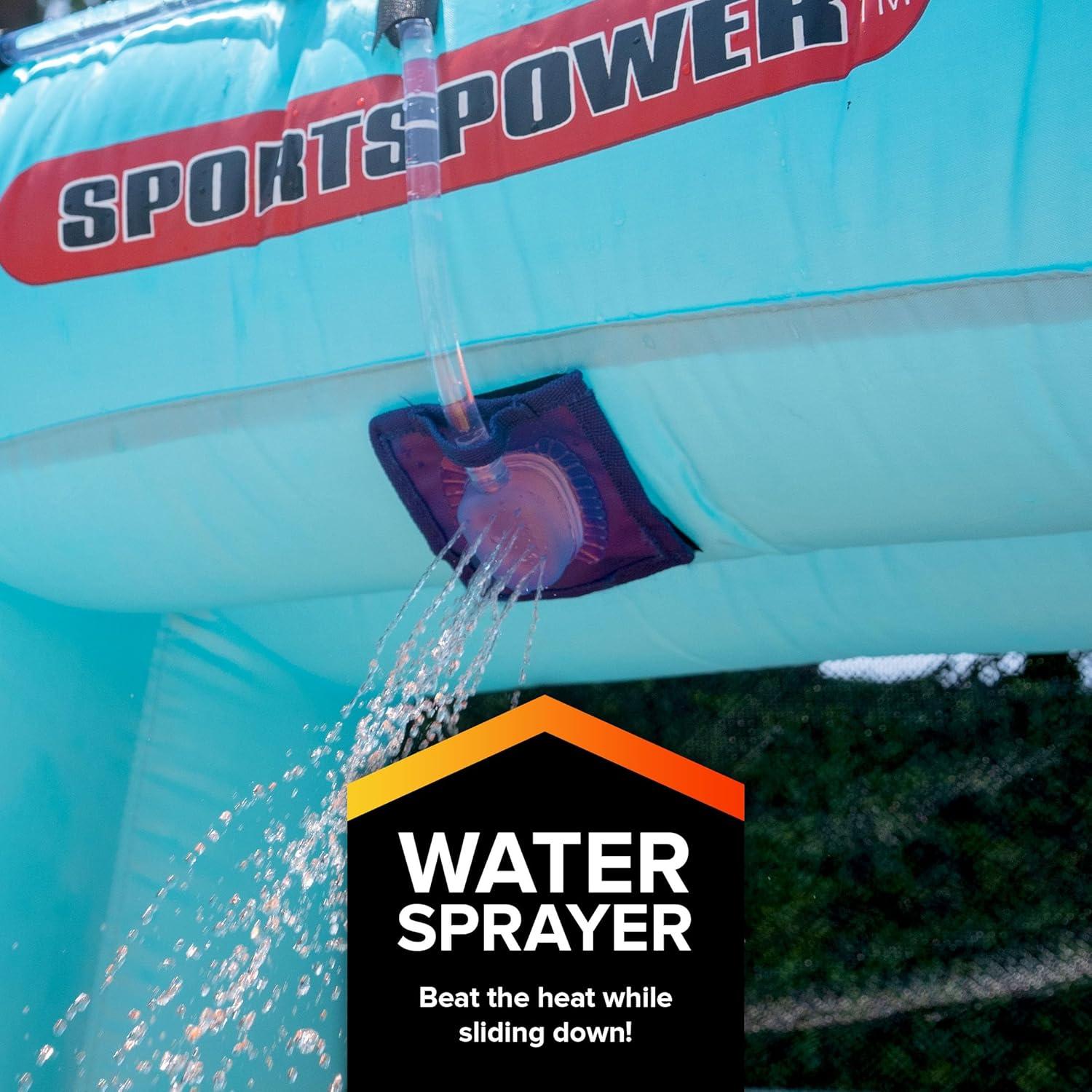 Sportspower Inflatable Water Slide with Cannon and Pool