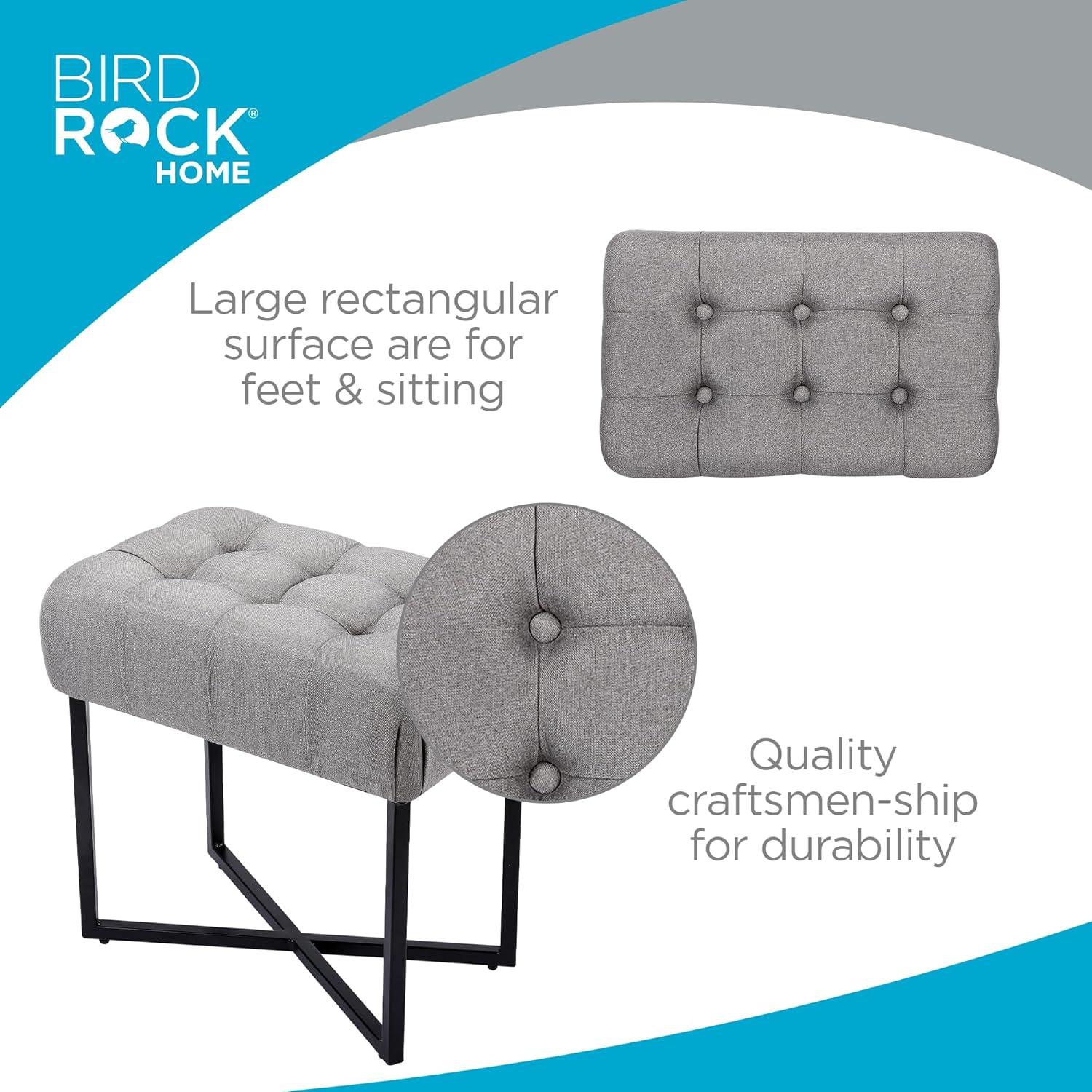 BirdRock Home Upholstered Ottoman