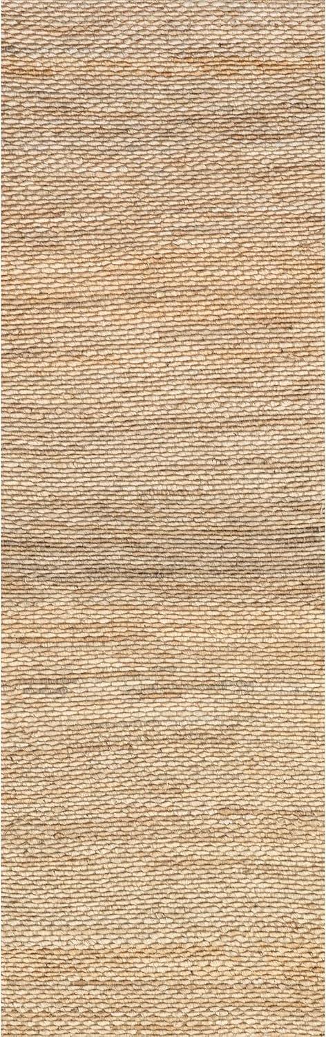 nuLOOM Hailey Handwoven Jute Runner Rug, 2' 6" x 10', Natural