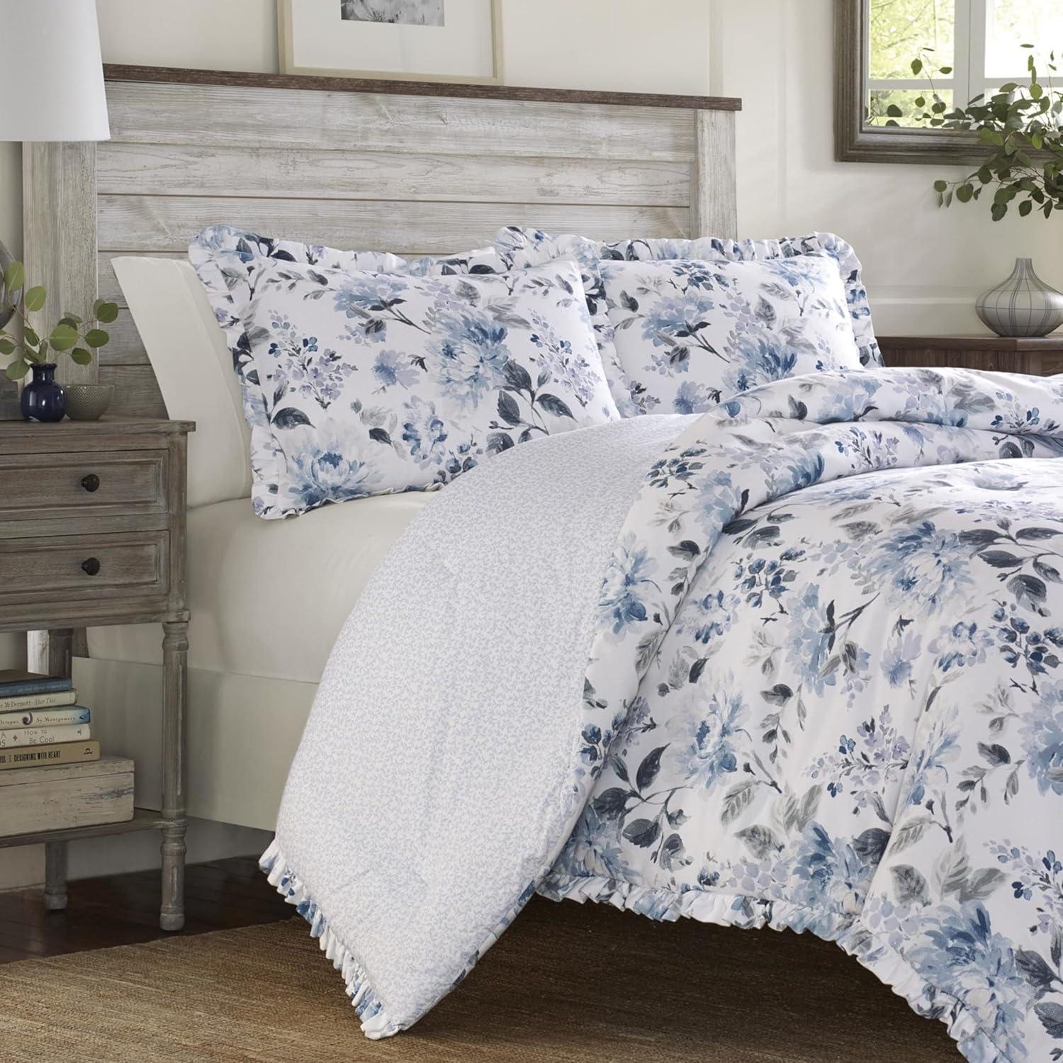 Laura Ashley Chloe Duvet Cover Set Blue