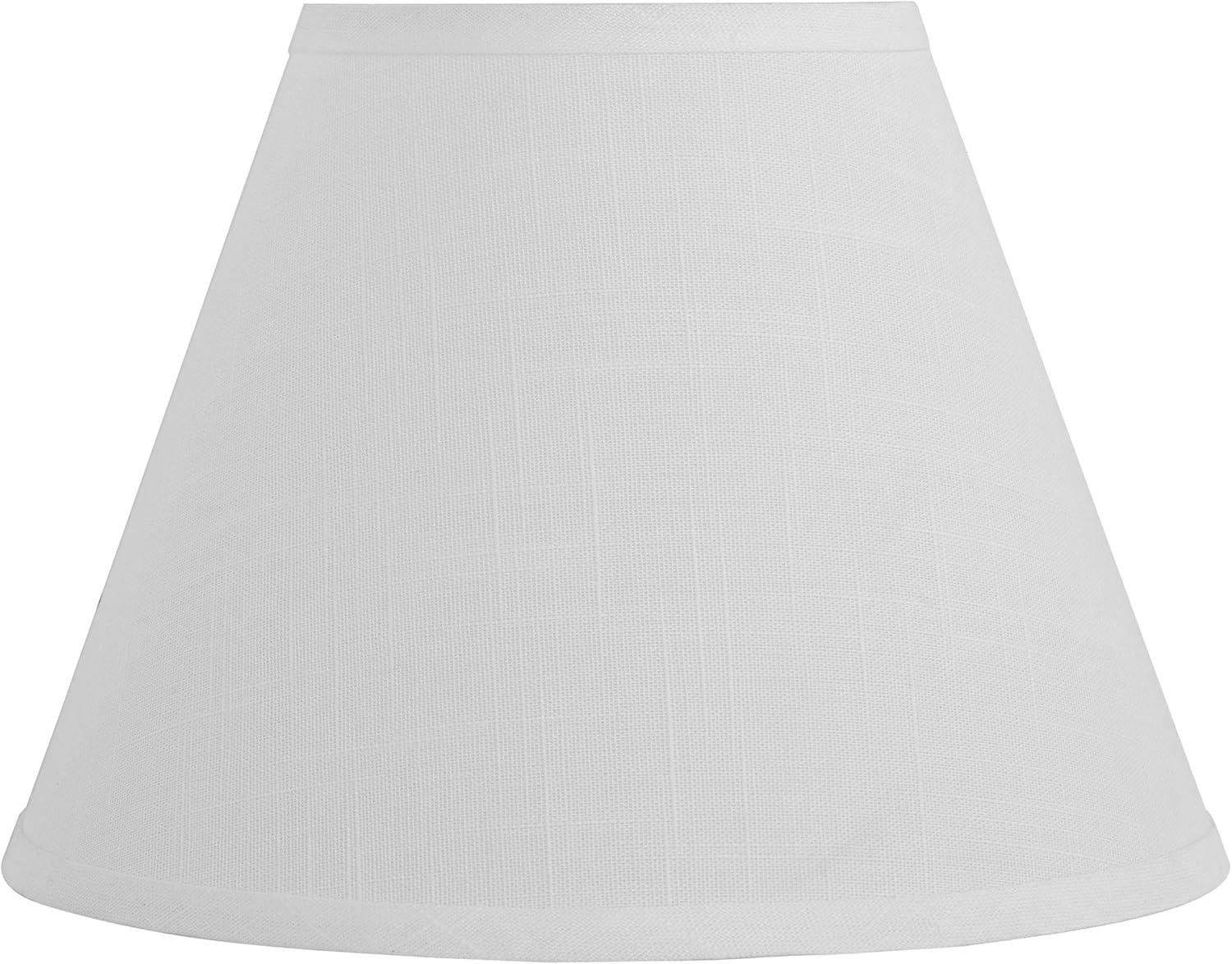 Aspen Creative 32634 Transitional Hardback Empire Shaped Spider Construction Lamp Shade in Off White, 12" wide (6" x 12" x 9")