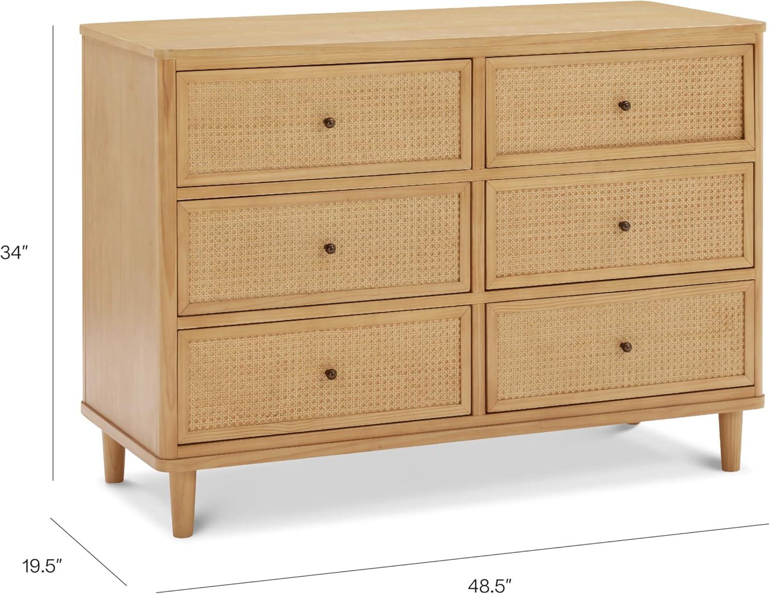 Marin 6 Drawer 19.49" W Dresser