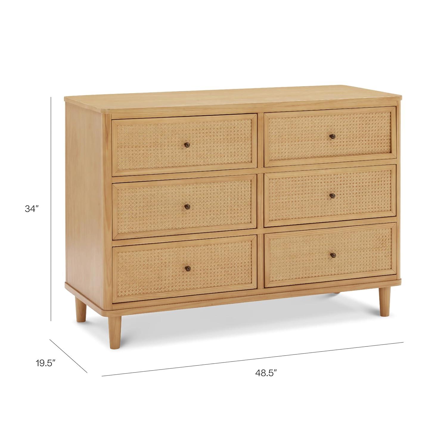 Marin 6 Drawer 19.49" W Dresser