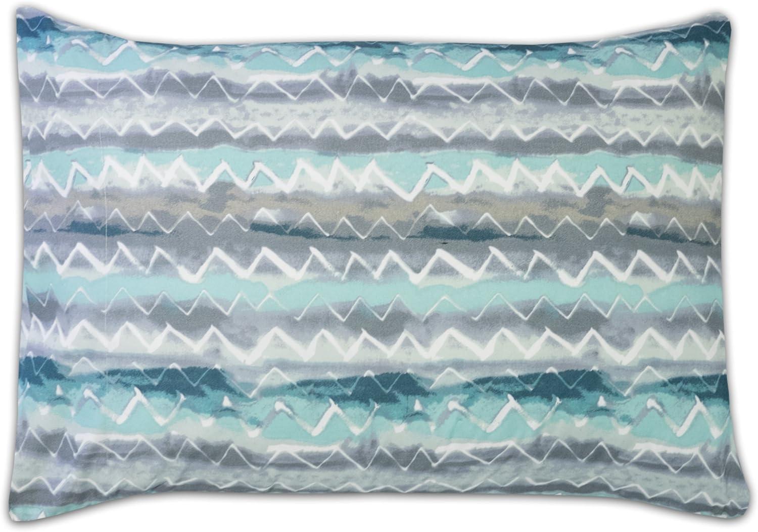 Summerset Chevron Pattern Queen Microfiber Sheet Set