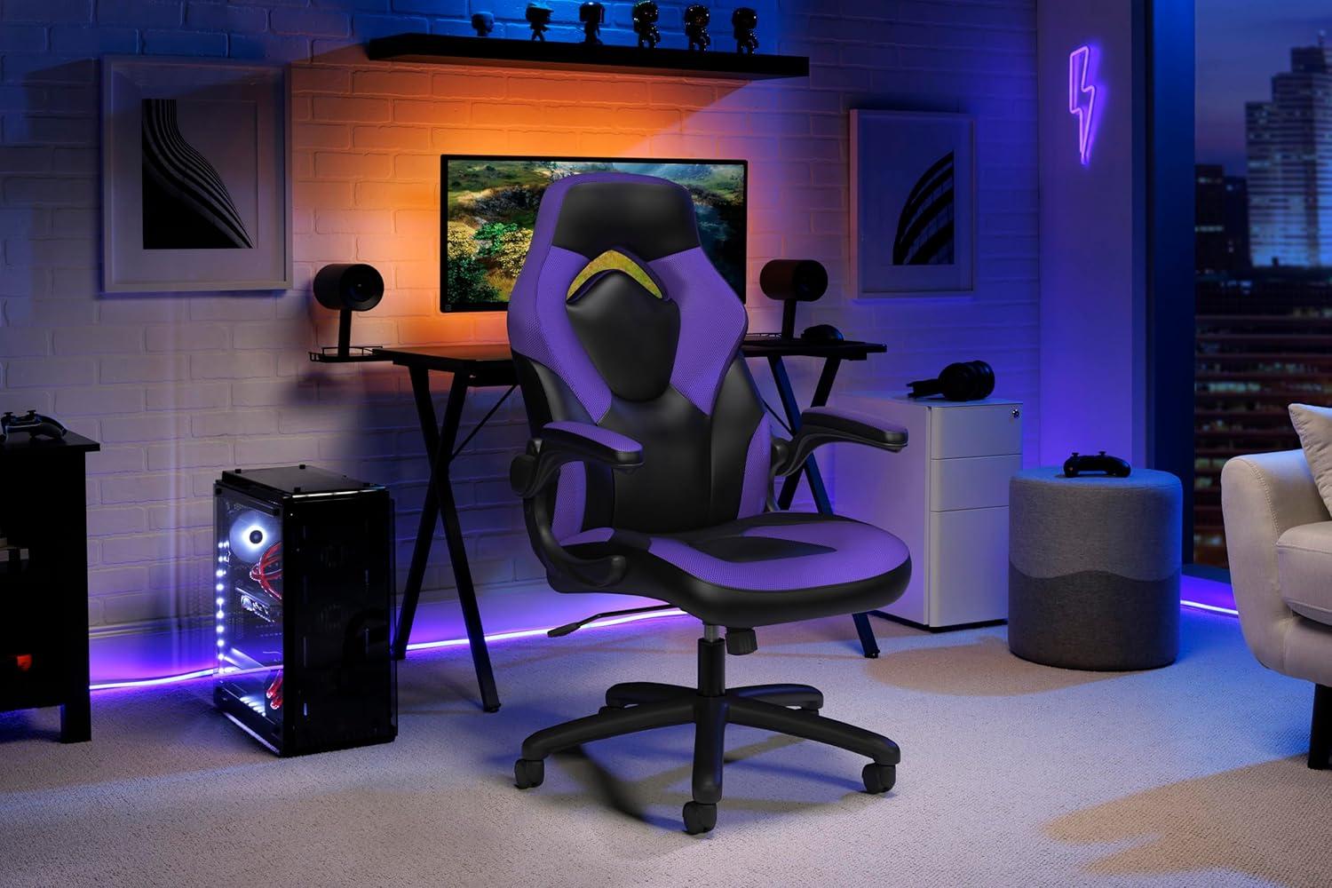 RESPAWN 3085 Gaming Chair - Gamer Chair and Computer Chair, Gaming Chairs, Office Chair with Integrated Headrest, Gaming Chair for Adults, Office Chairs Adjustable Tilt Tension & Tilt Lock