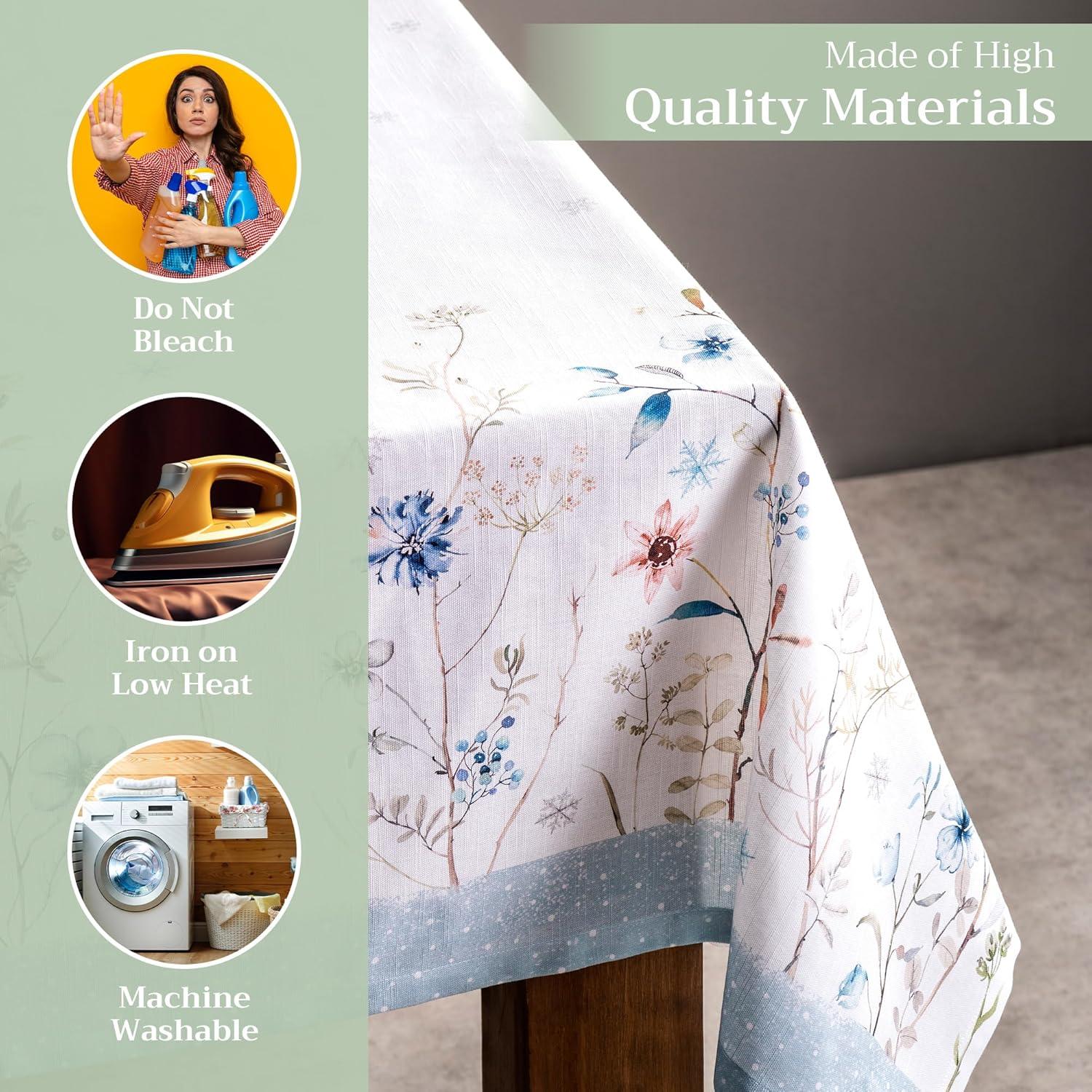 Maison d' Hermine Floral 100% Cotton Tablecloth