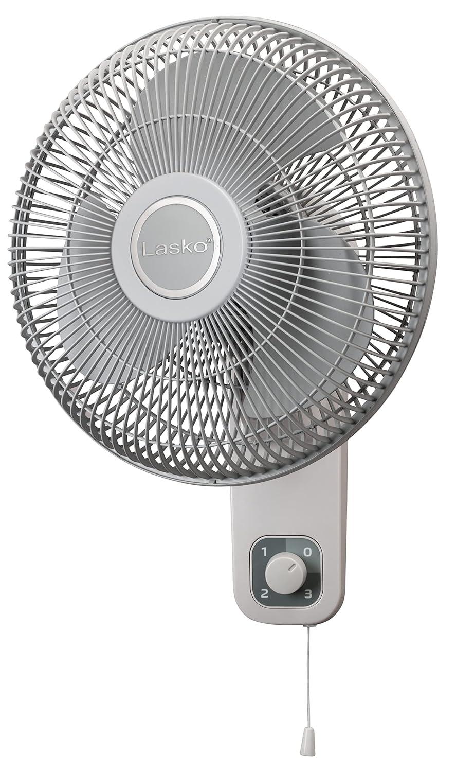Lasko 12" Oscillating Wall Mounted Fan