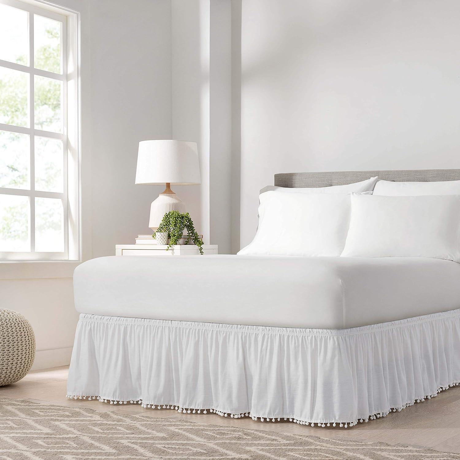 Ruffled Wrap Around Bed Skirt