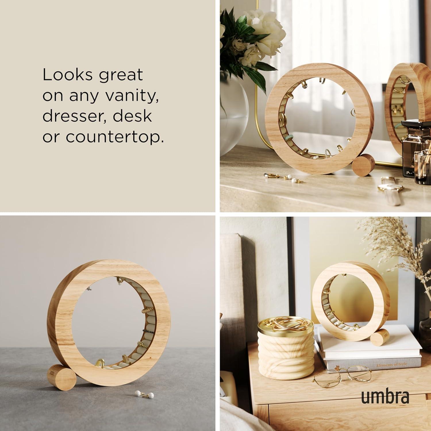 Umbra Ferris Jewelry Organizer Ring Holder, Storage Solution, Natural