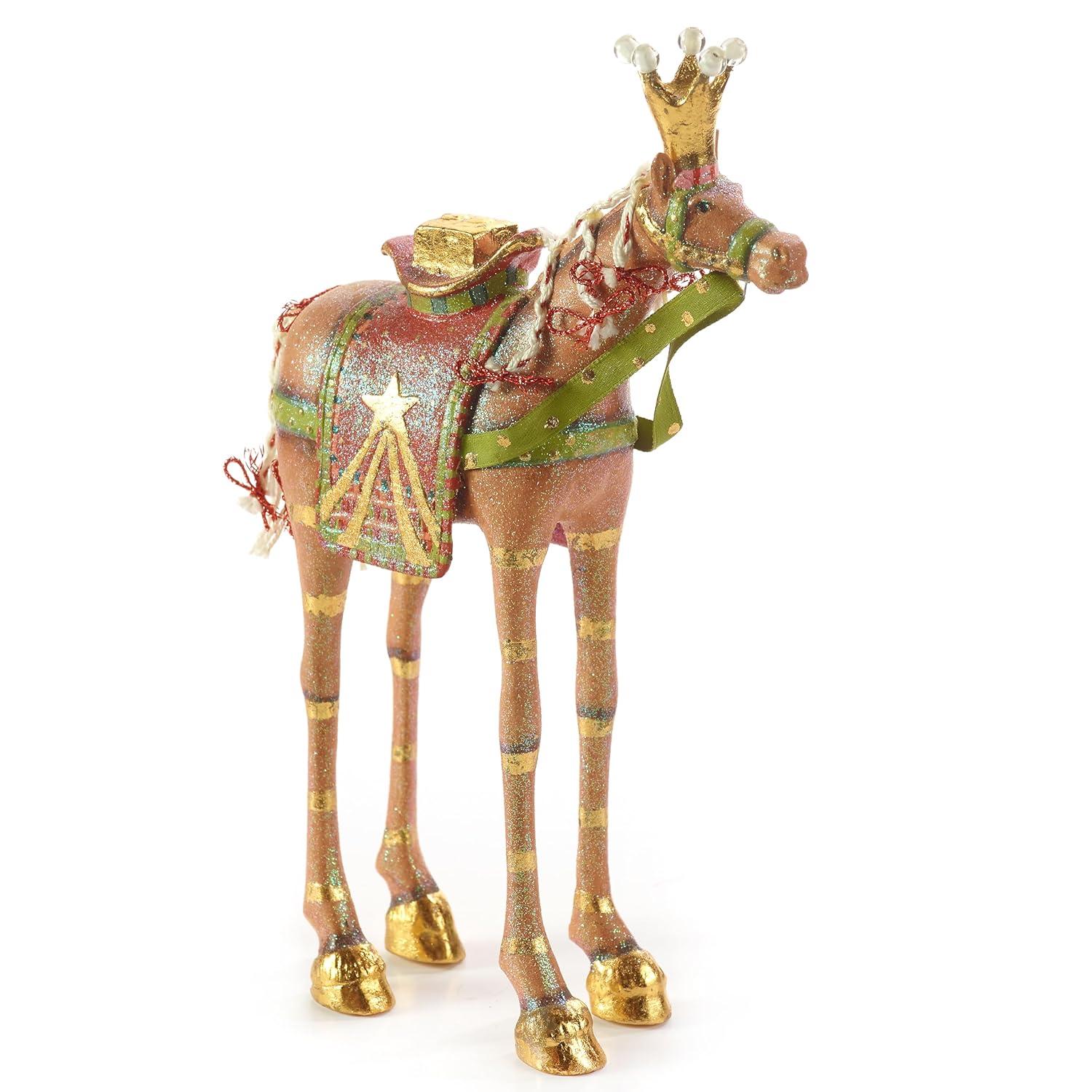 MacKenzie-Childs Patience Brewster Nativity Golda the Horse Figure