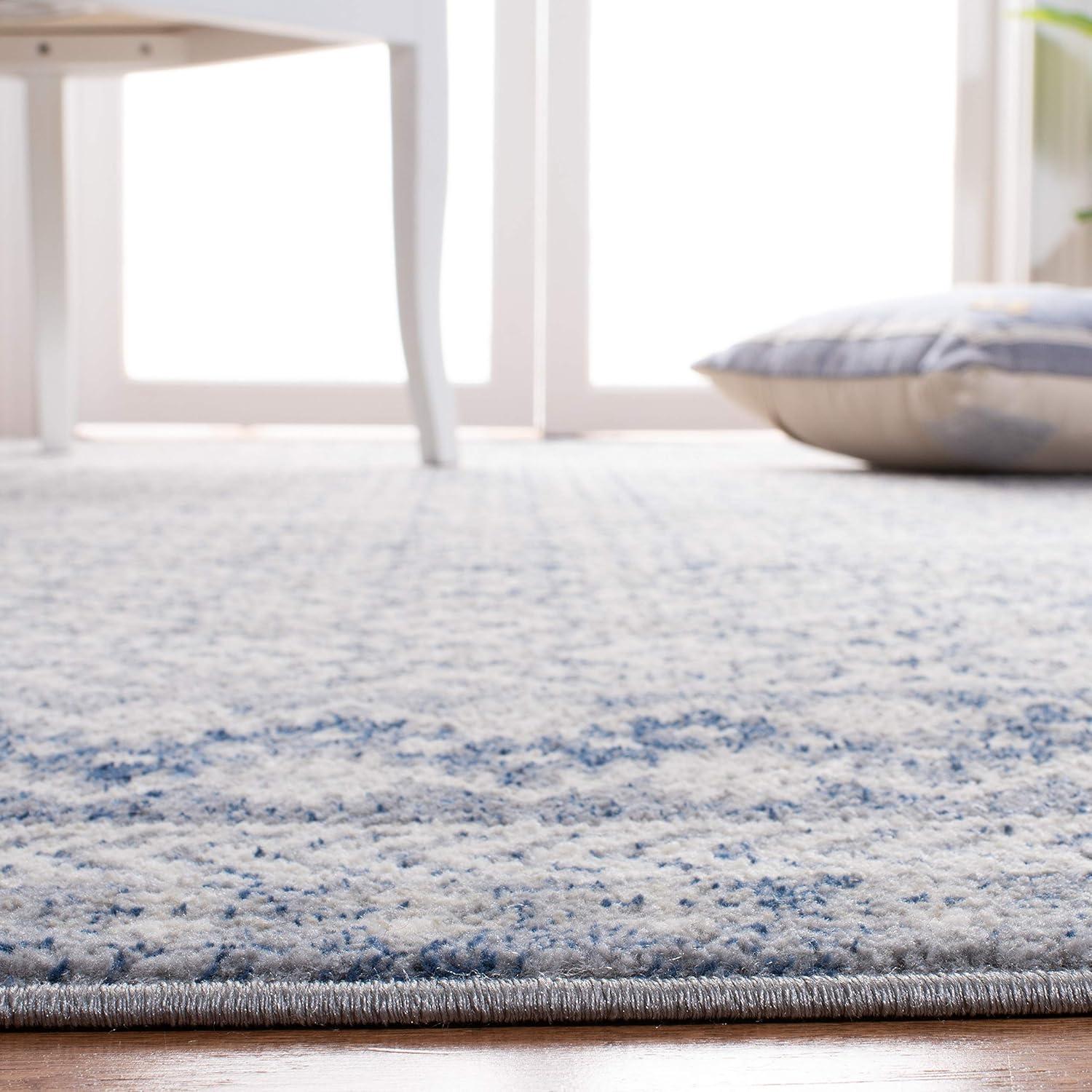 Brentwood BNT899 Power Loomed Indoor Accent Rug - Ivory/Light Grey - 3'x5' - Safavieh
