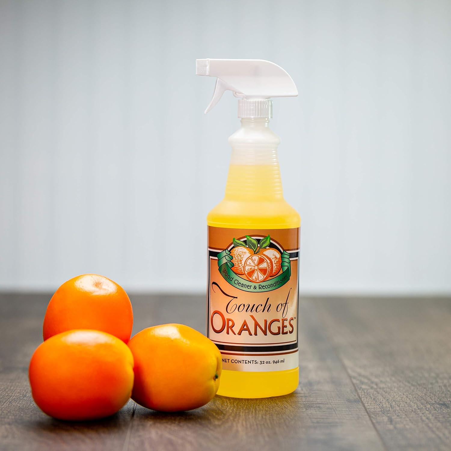 Touch of Oranges 32 oz Wood Cleaner and Polish Spray