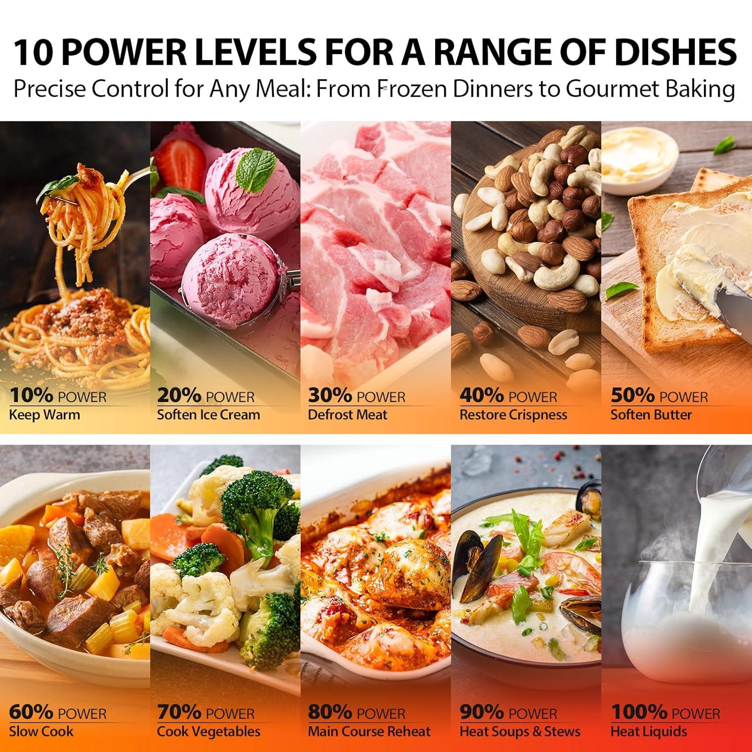 Toshiba TOSHIBA 1.6 Cu.ft Countertop Microwave Oven, Inverter, Smart Sensor, 13.6" Turntable, 1250W, Silver ML-EM45PIT(SS)