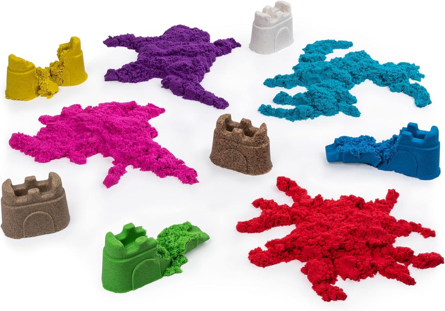 Kinetic Sand Castle Container Sand Art 10pk