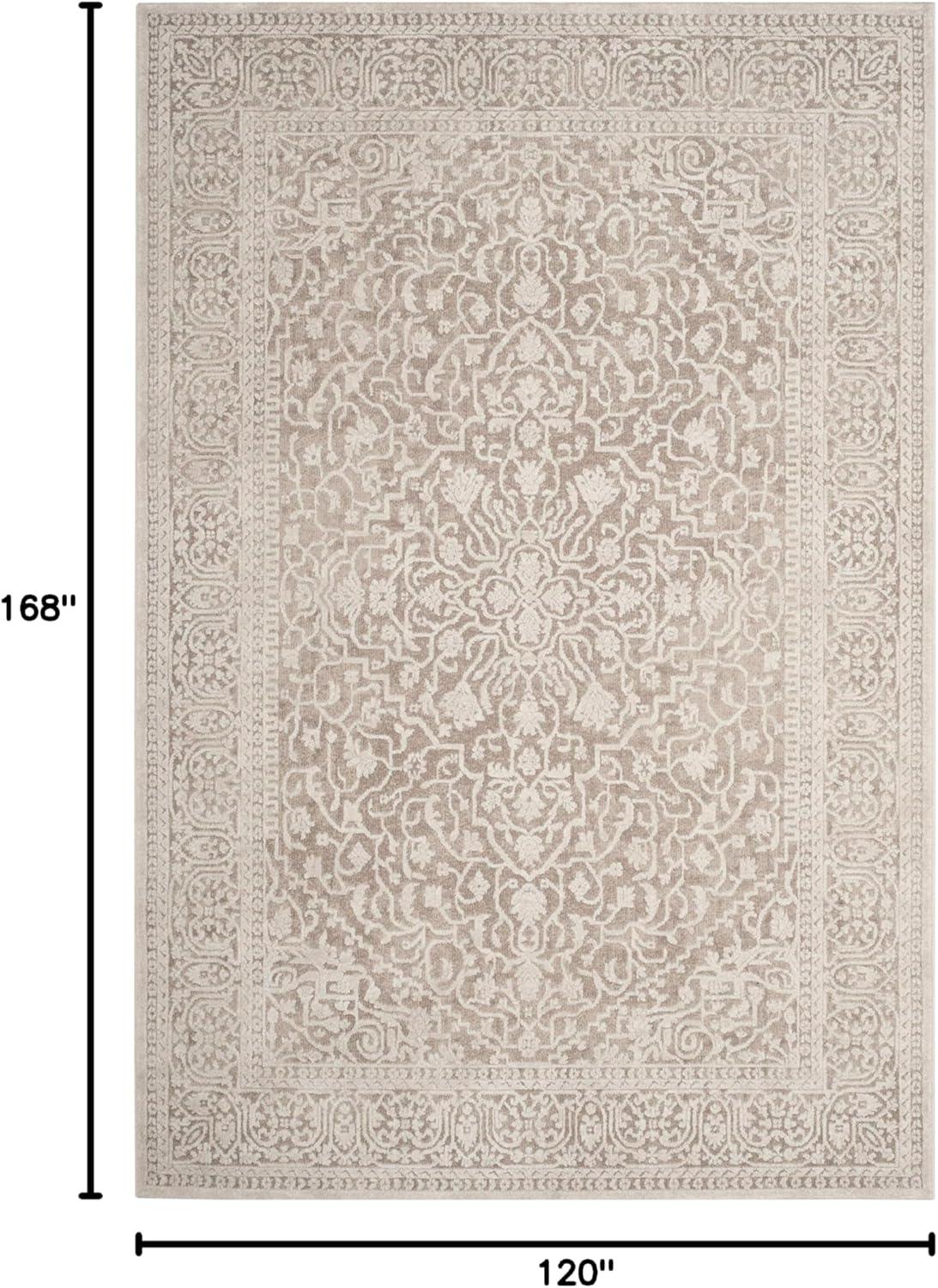 SAFAVIEH Reflection Alayna Traditional Area Rug, Beige/Cream, 10' x 14'