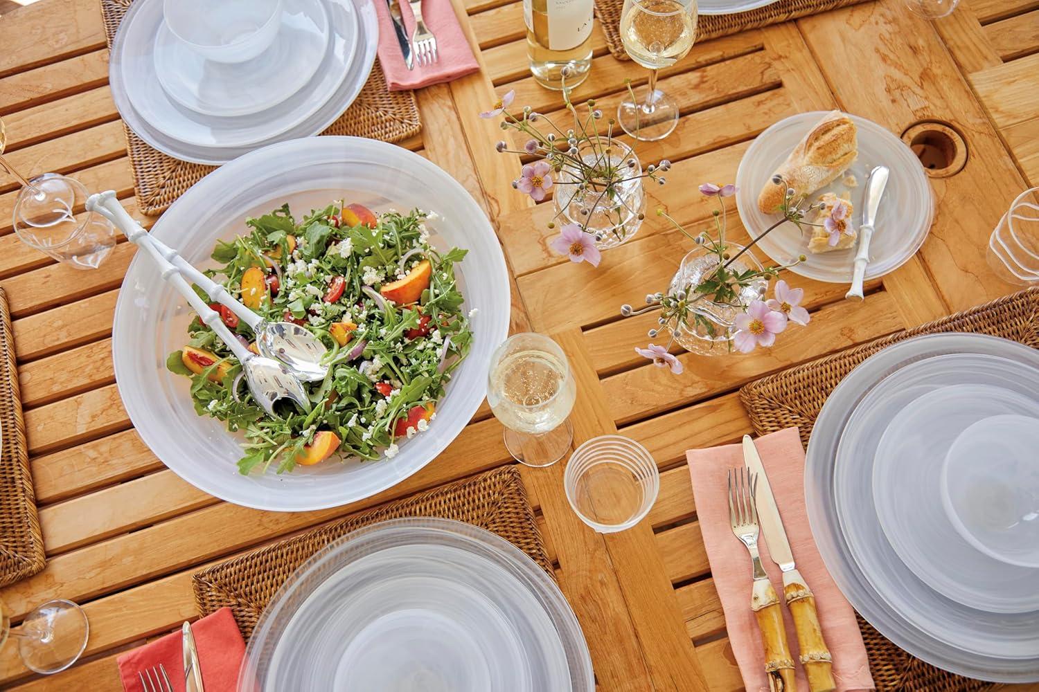 Mariposa Mariposa Alabaster Artisanal Glass Serving Bowl