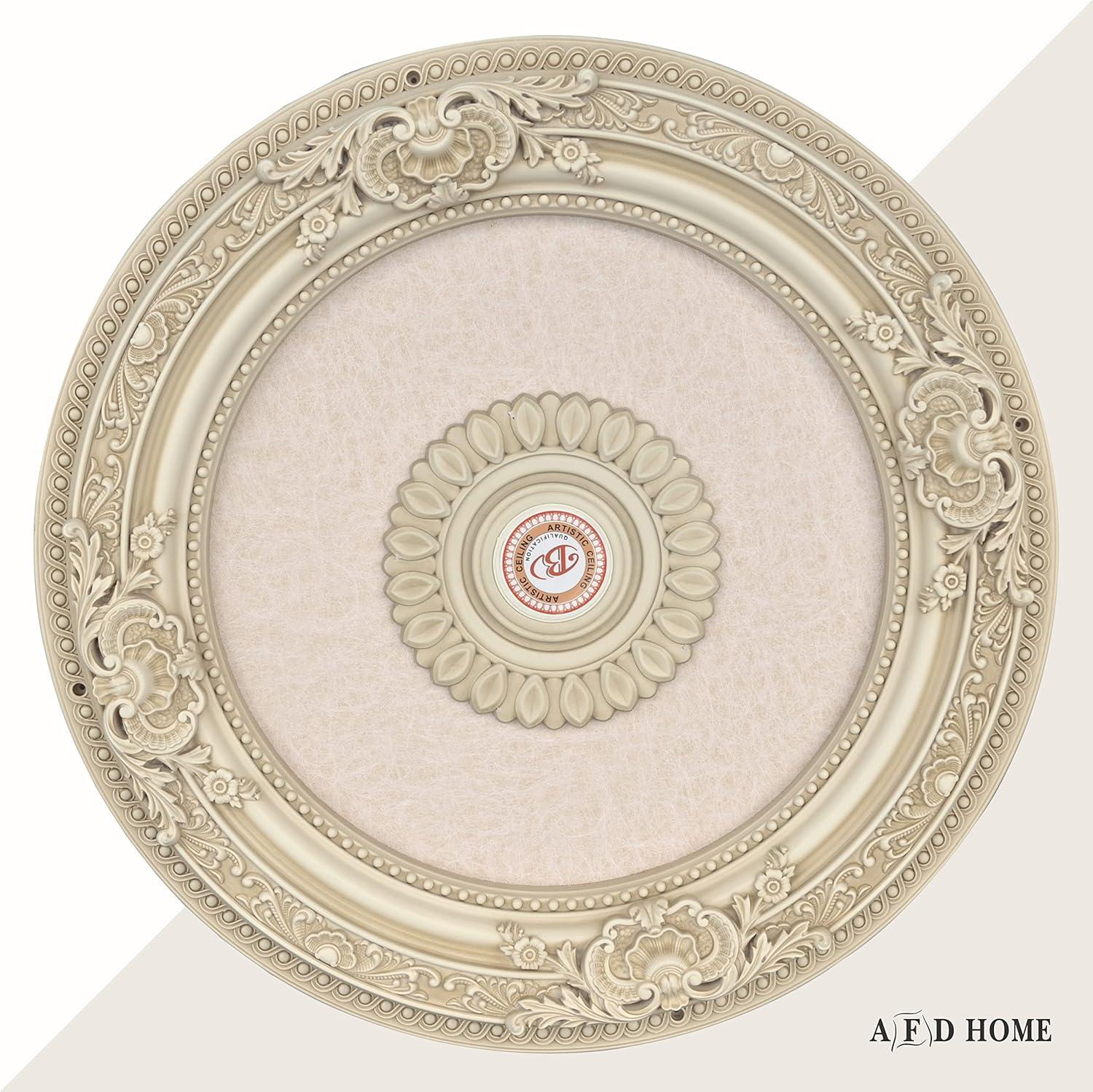 French Petite Round Ceiling Medallion