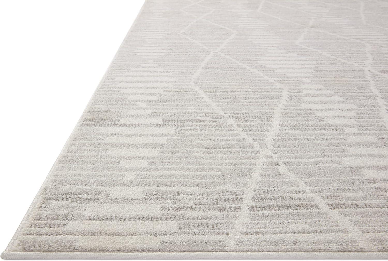 Loloi II Kamala Ivory / Silver 6'-7" x 9'-6" Area Rug