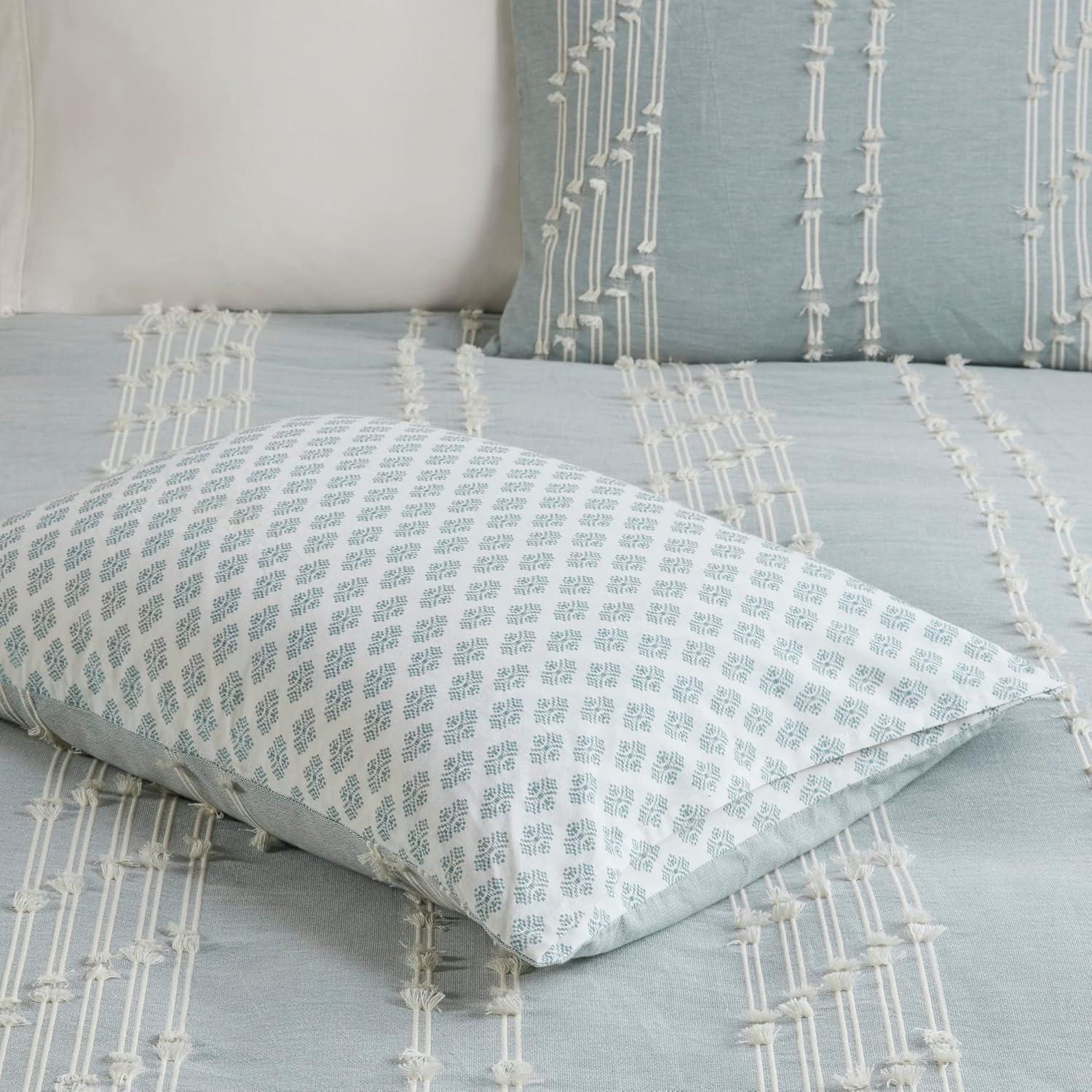 3 Piece Cotton Jacquard Bedding Set