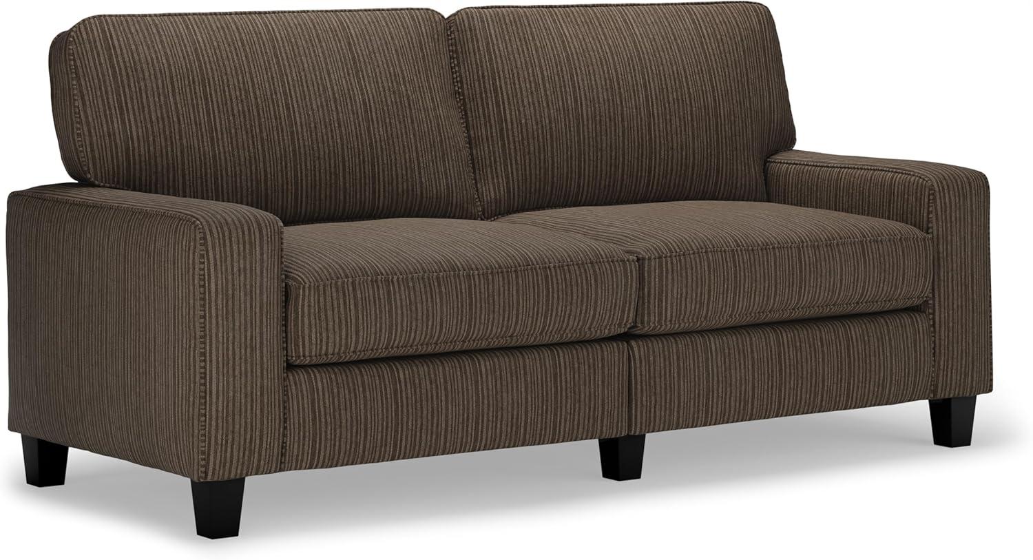 Serta Palisades 78" Track Arm Sofa, Easy Care Fabric, Soft Pillow Back, Pocket Coil Seat Cushions