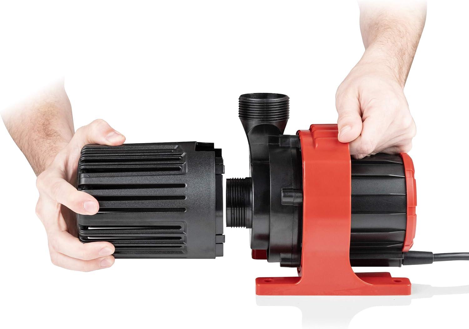 5300GPH Black and Red Ceramic Pond Pump with Controller