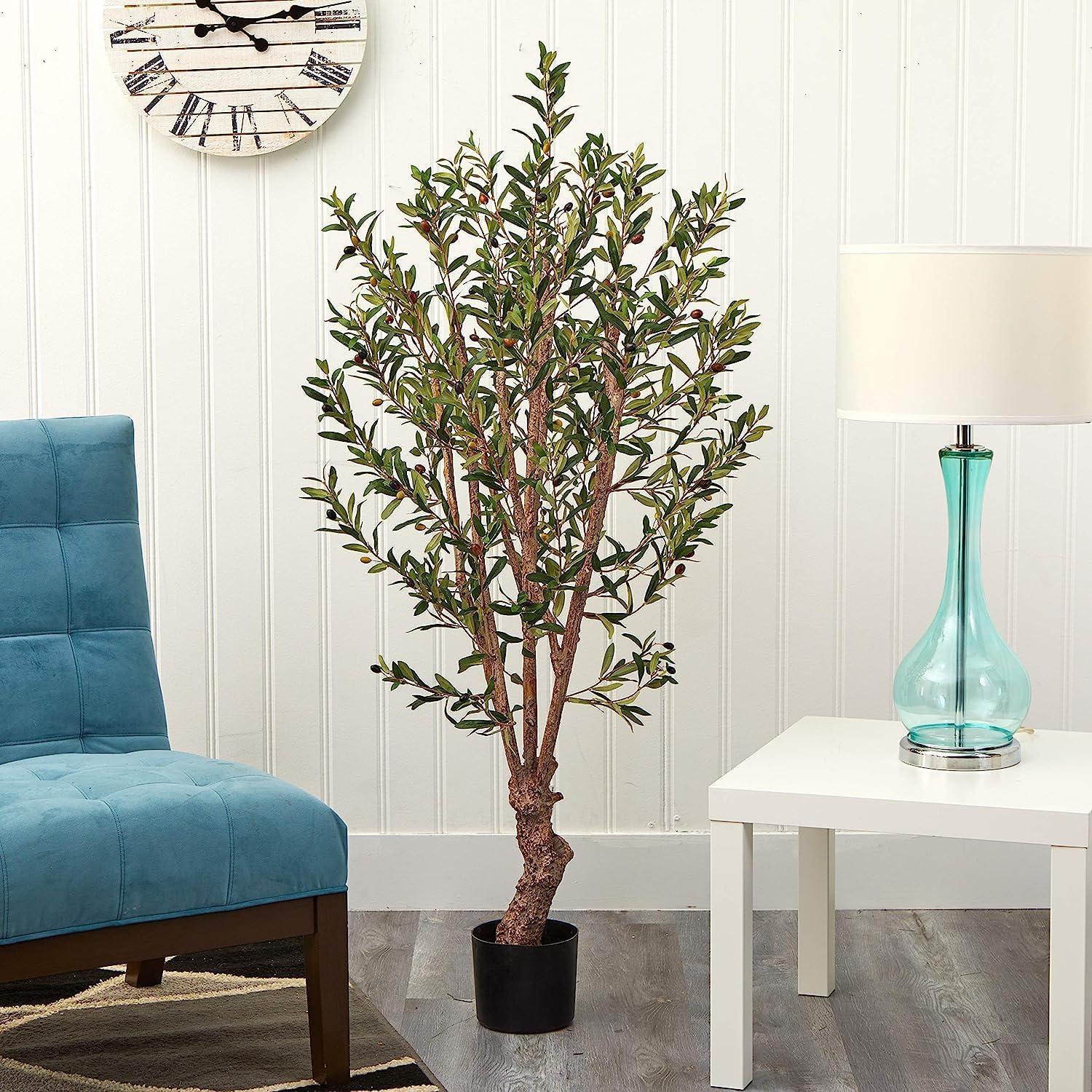 Nearly Natural 5ft. Olive Artificial Tree