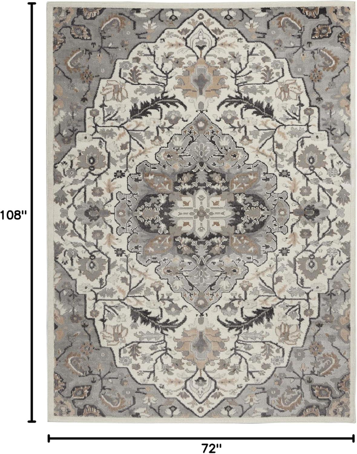 Nourison Elation Floral Medallion Indoor Rug