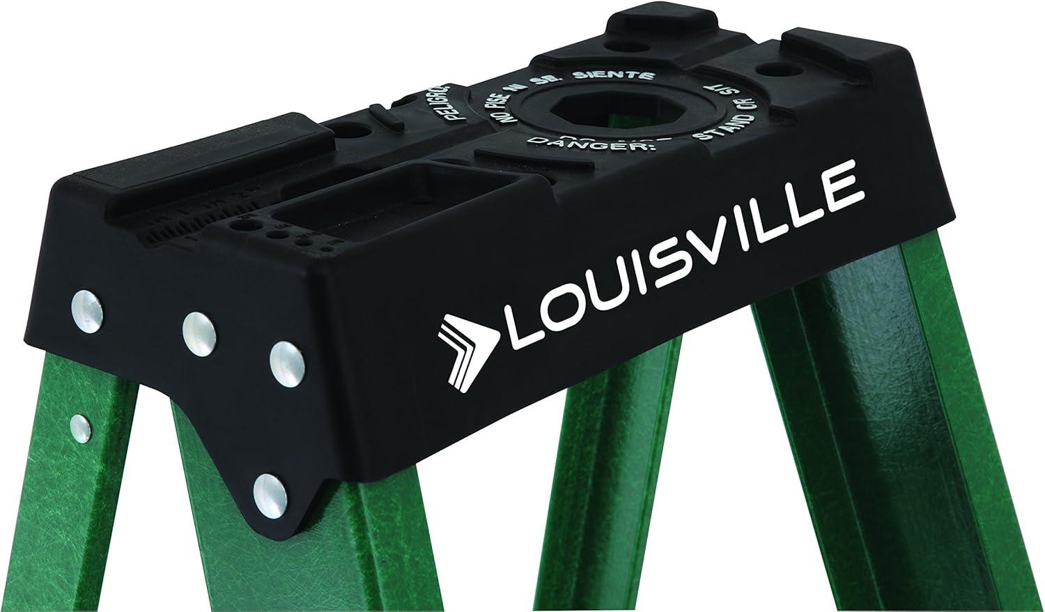 Louisville Ladder 4 ft. Fiberglass Step Ladder with 225 lbs. Load Capacity Type 2 Duty Rating