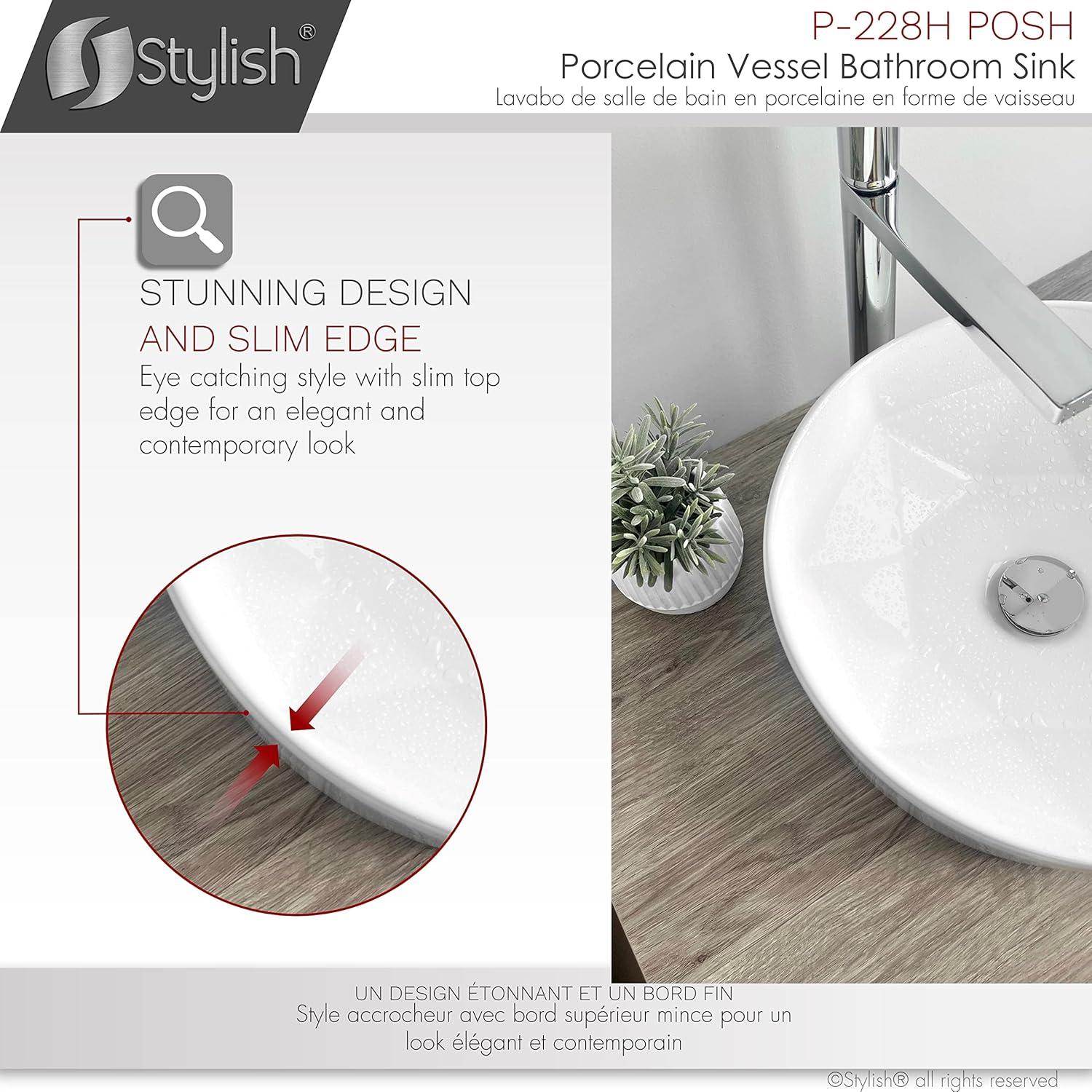 STYLISH Posh 16" Round Vessel Sink