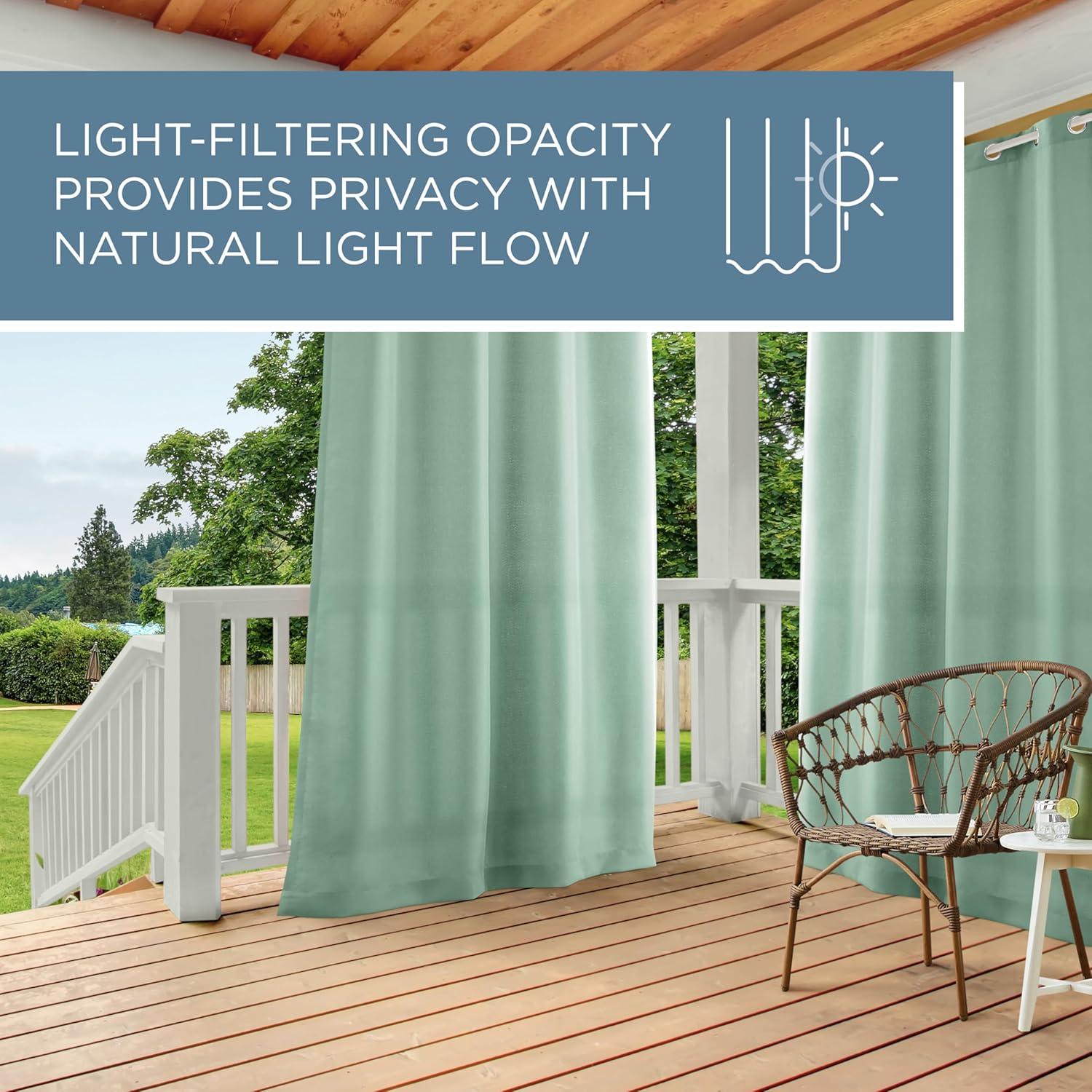 Cabana Solid Heavyweight Indoor Outdoor Curtains