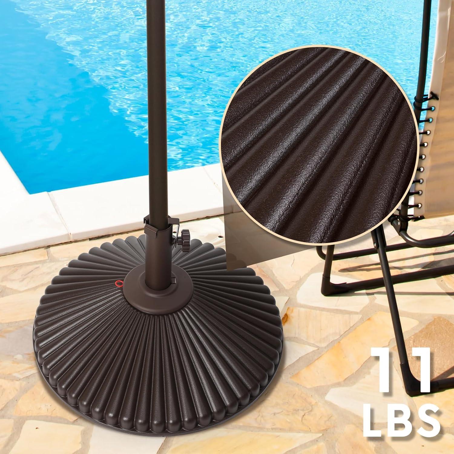 Lyon Steel Free Standing Umbrella Base