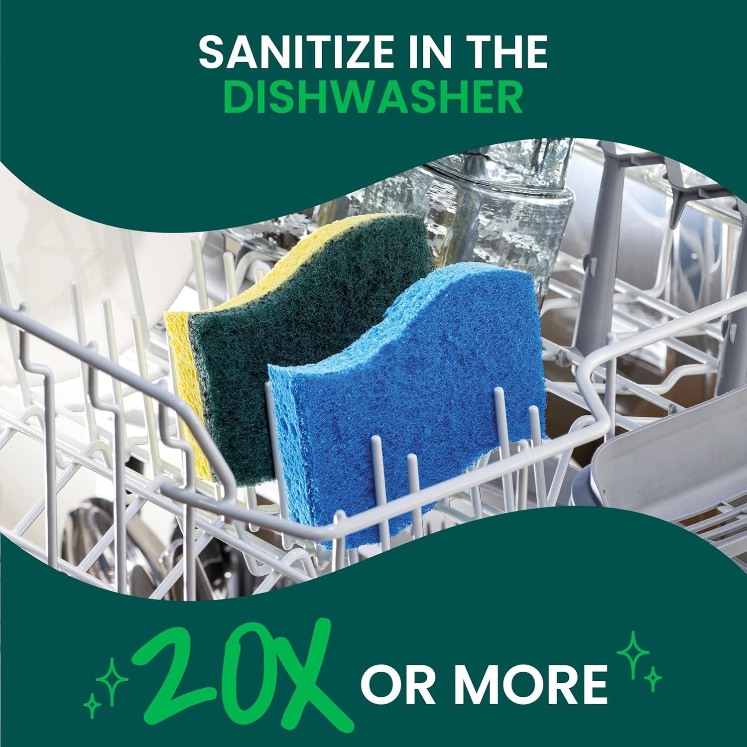 Scotch-Brite Zero-Scratch Scrub Sponges - 6ct